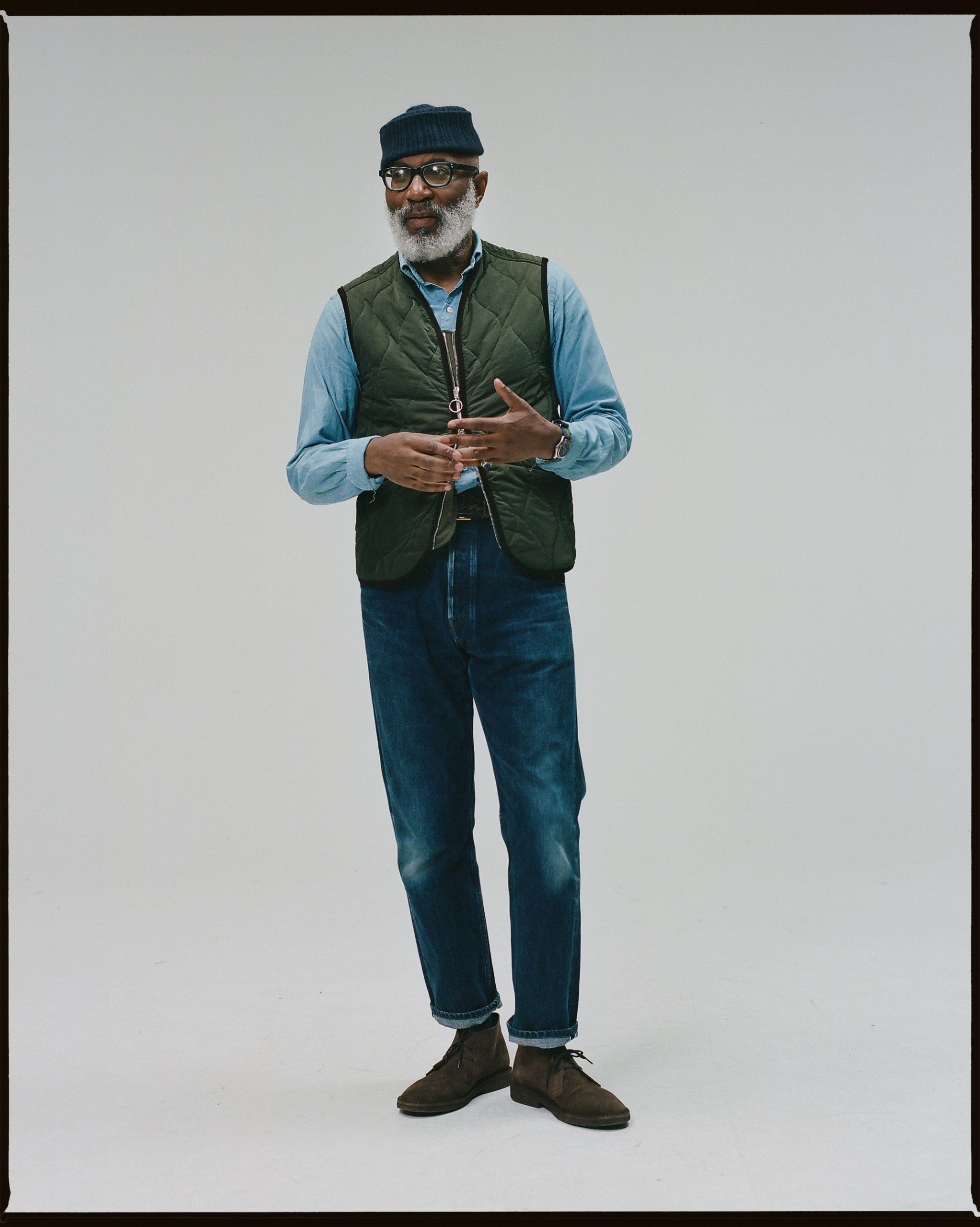 Stone Wash 14.2oz Japanese Selvedge Denim Five-Pocket Jeans - Image 7