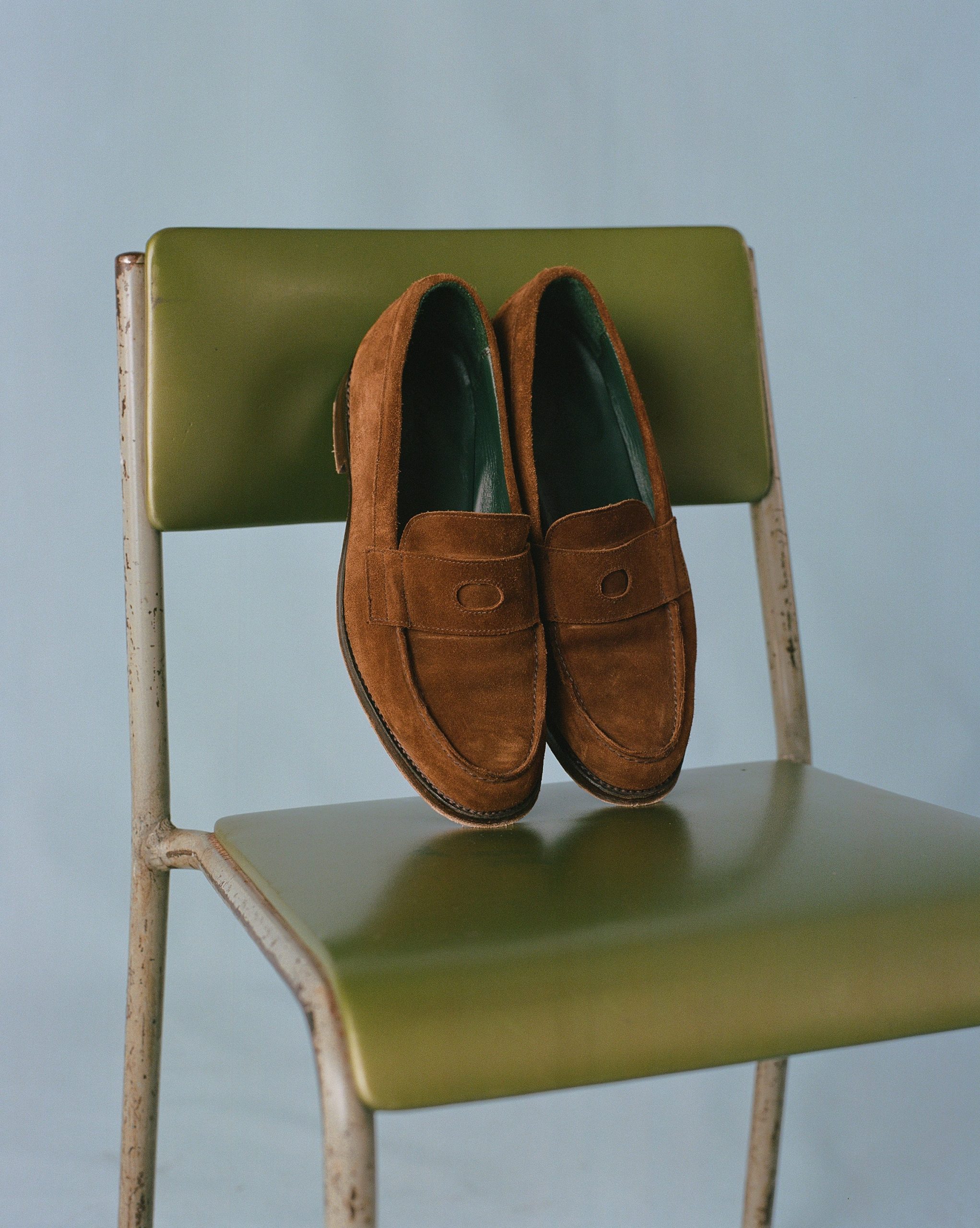 Snuff Suede Charles Goodyear Welted Penny Loafer - Image 8