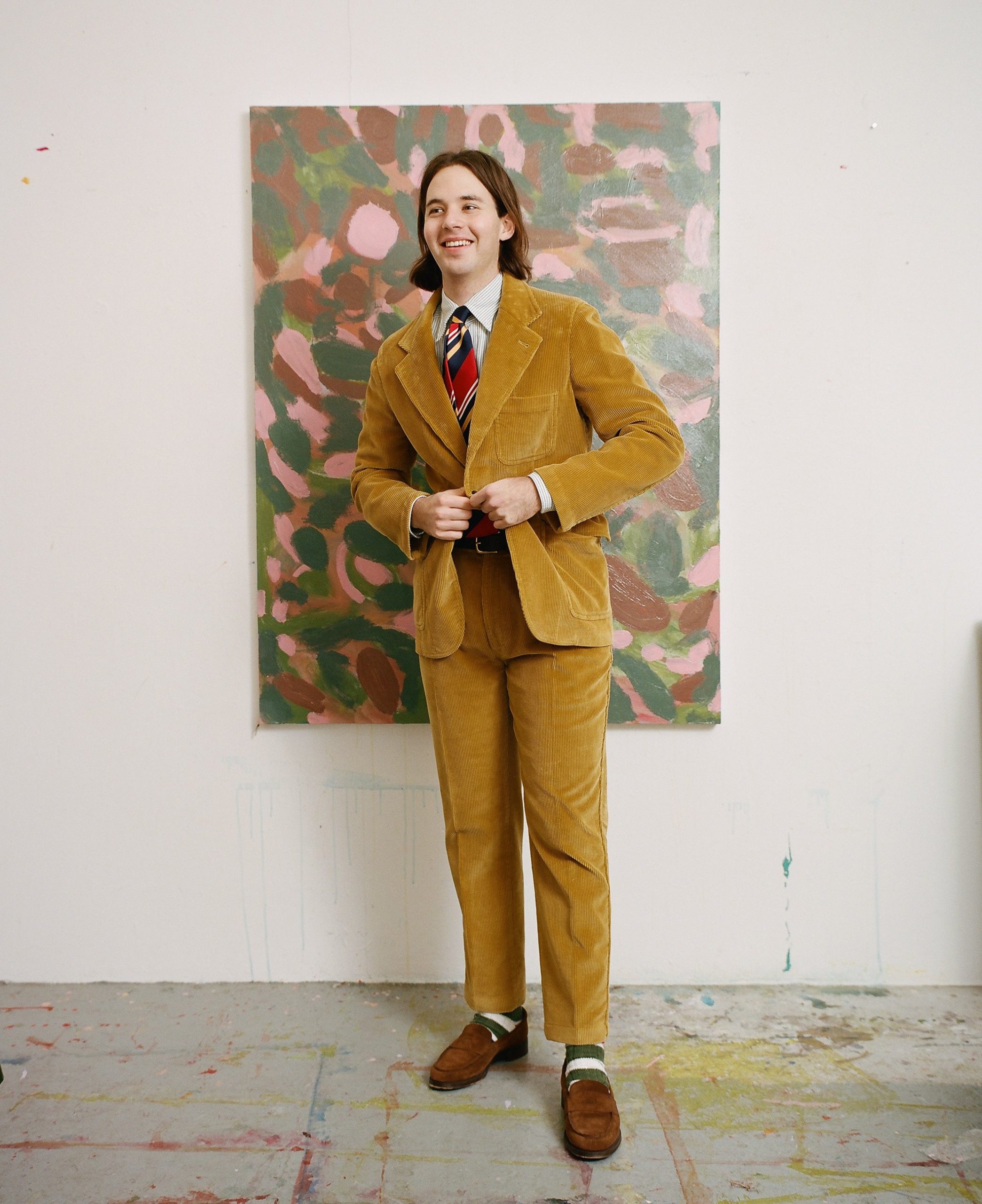 Corn Cotton Corduroy Games Trousers - Image 7