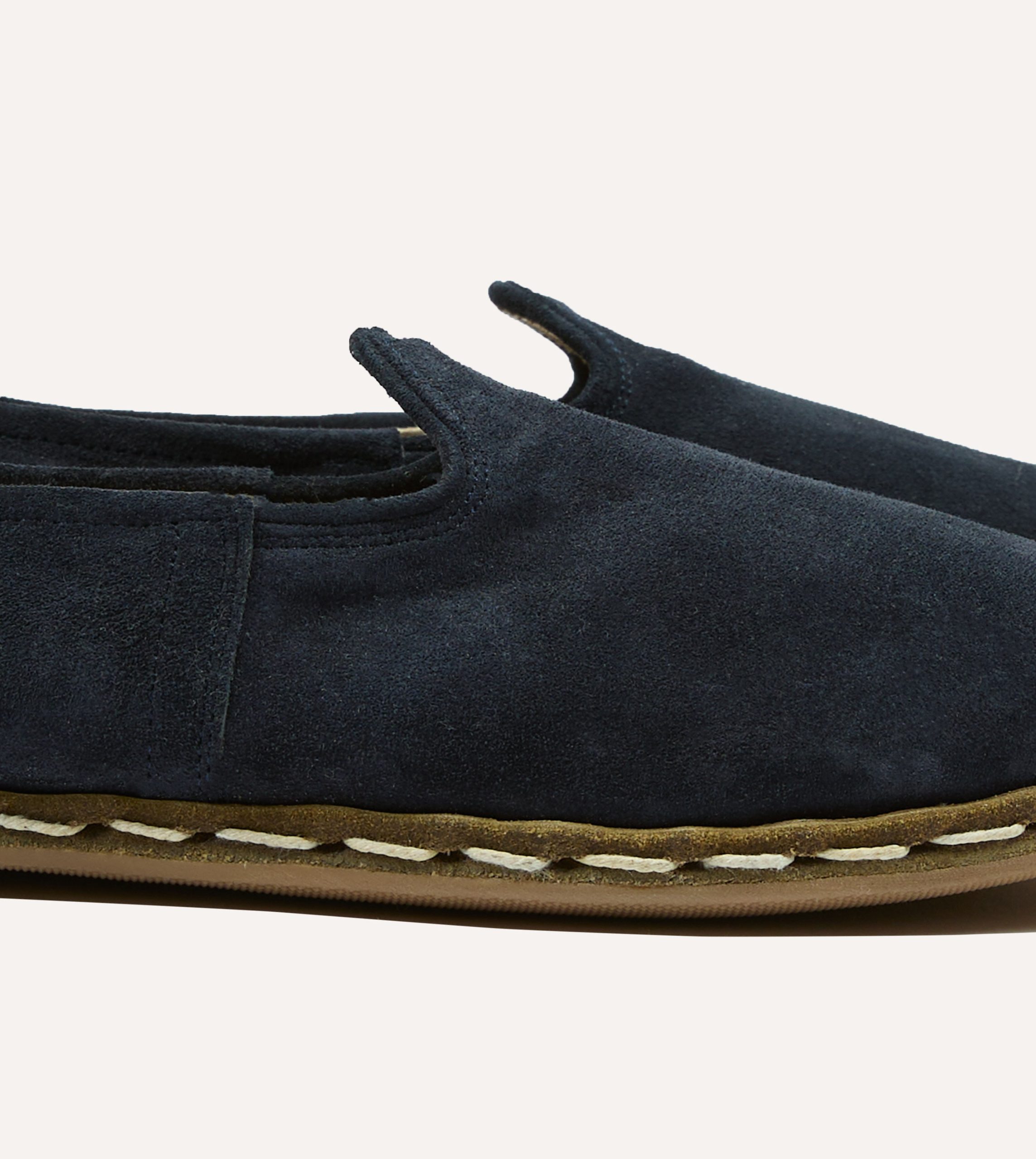 Sabah Oxford Navy Suede Shoes - Image 3