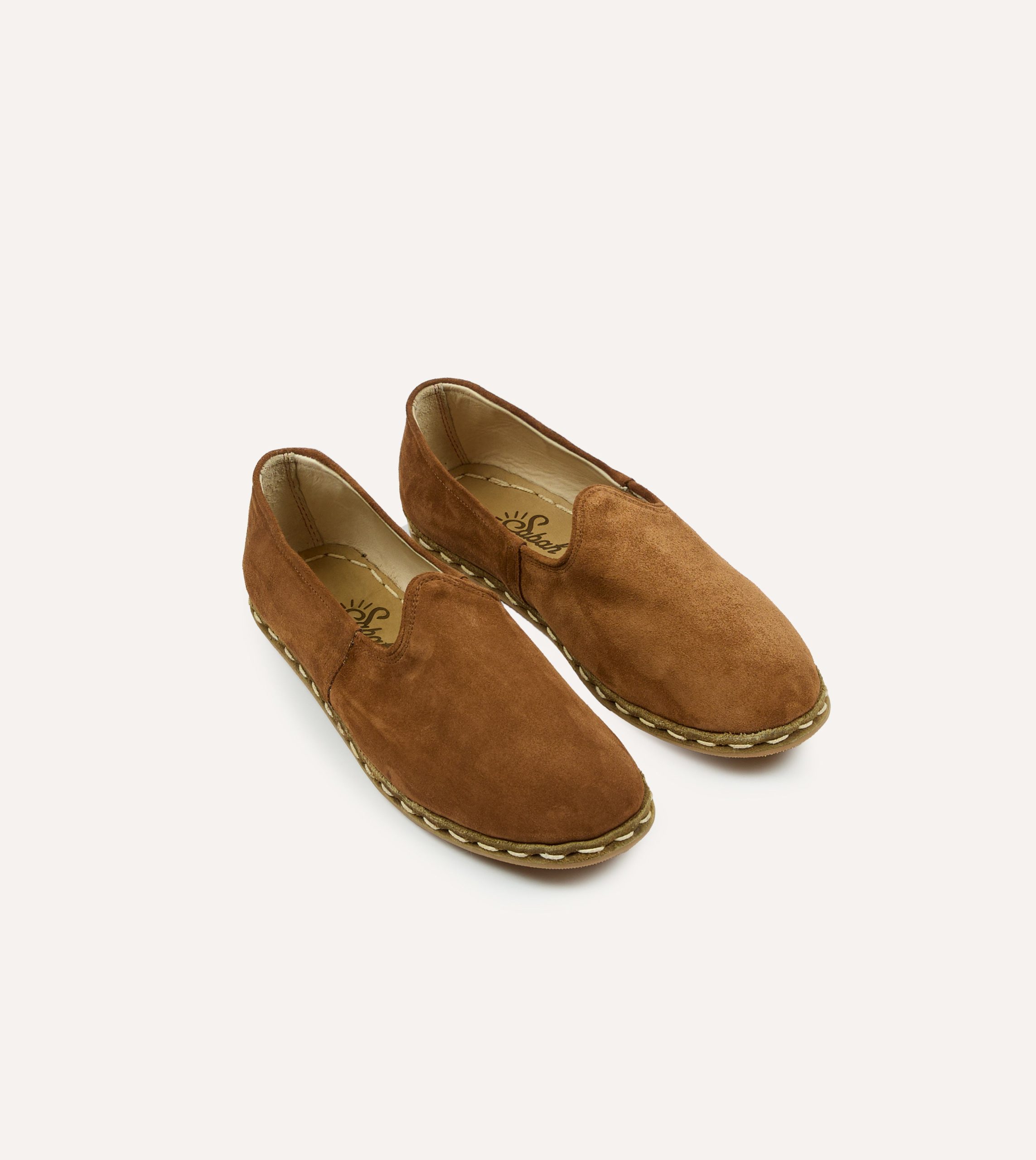 Sabah Como Brown Suede Shoes