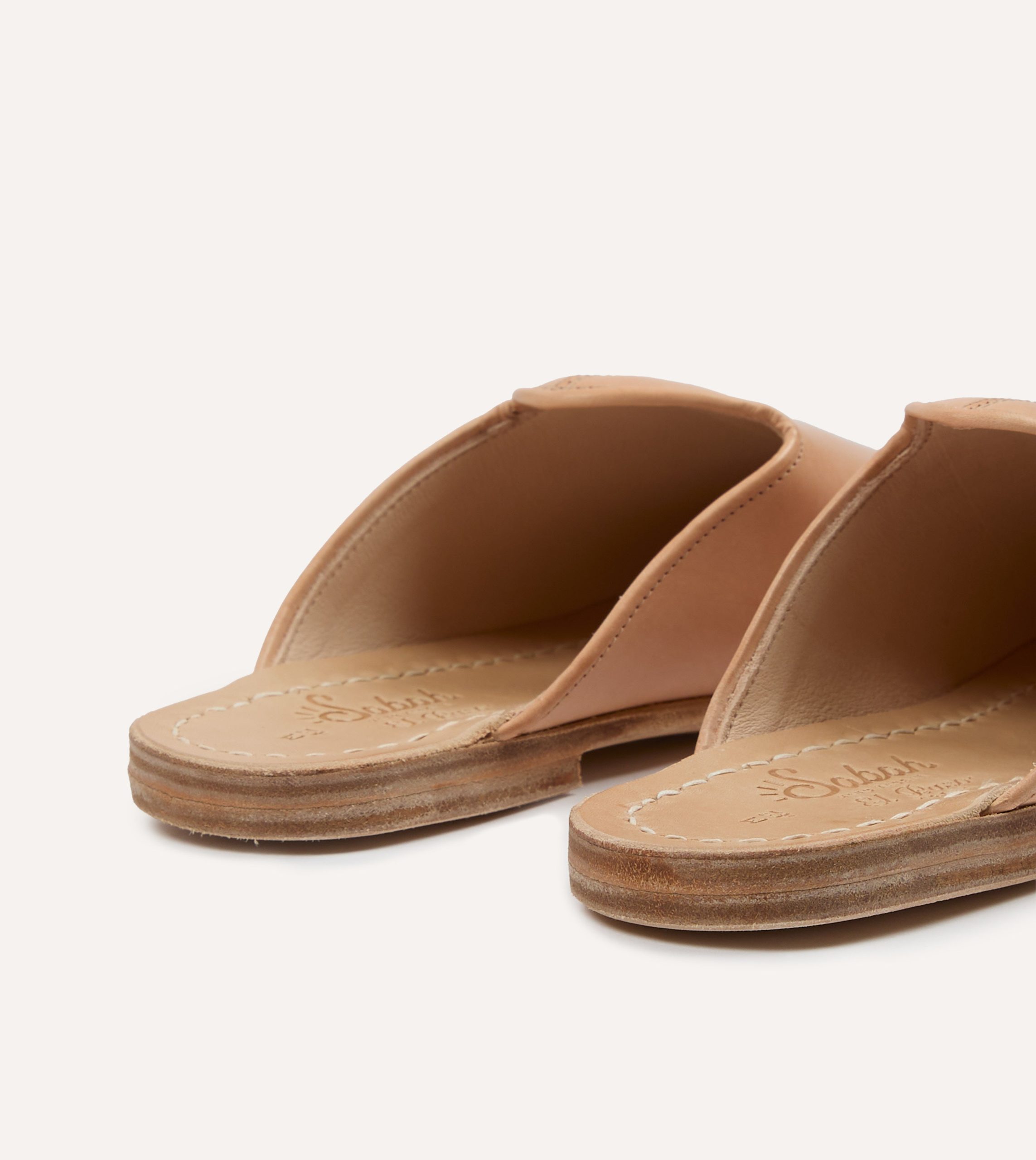 Sabah El Paso Baba Tan Leather Shoes - Image 5