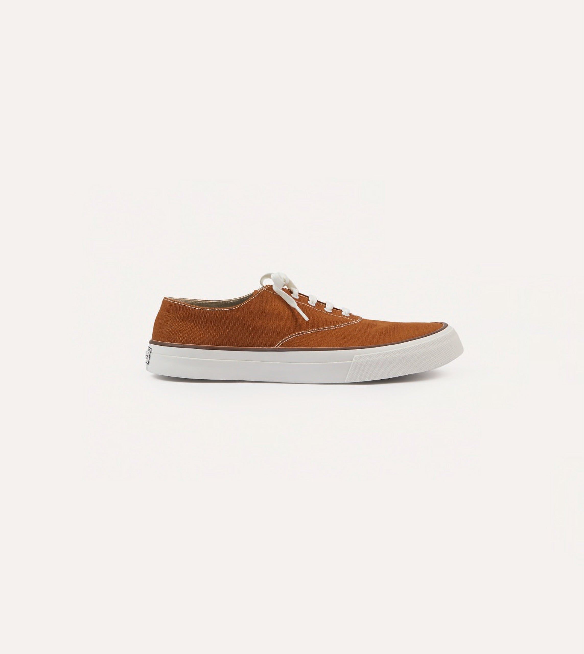 Wakouwa by Anatomica Brown Cotton Canvas Oxford Trainers - Image 6