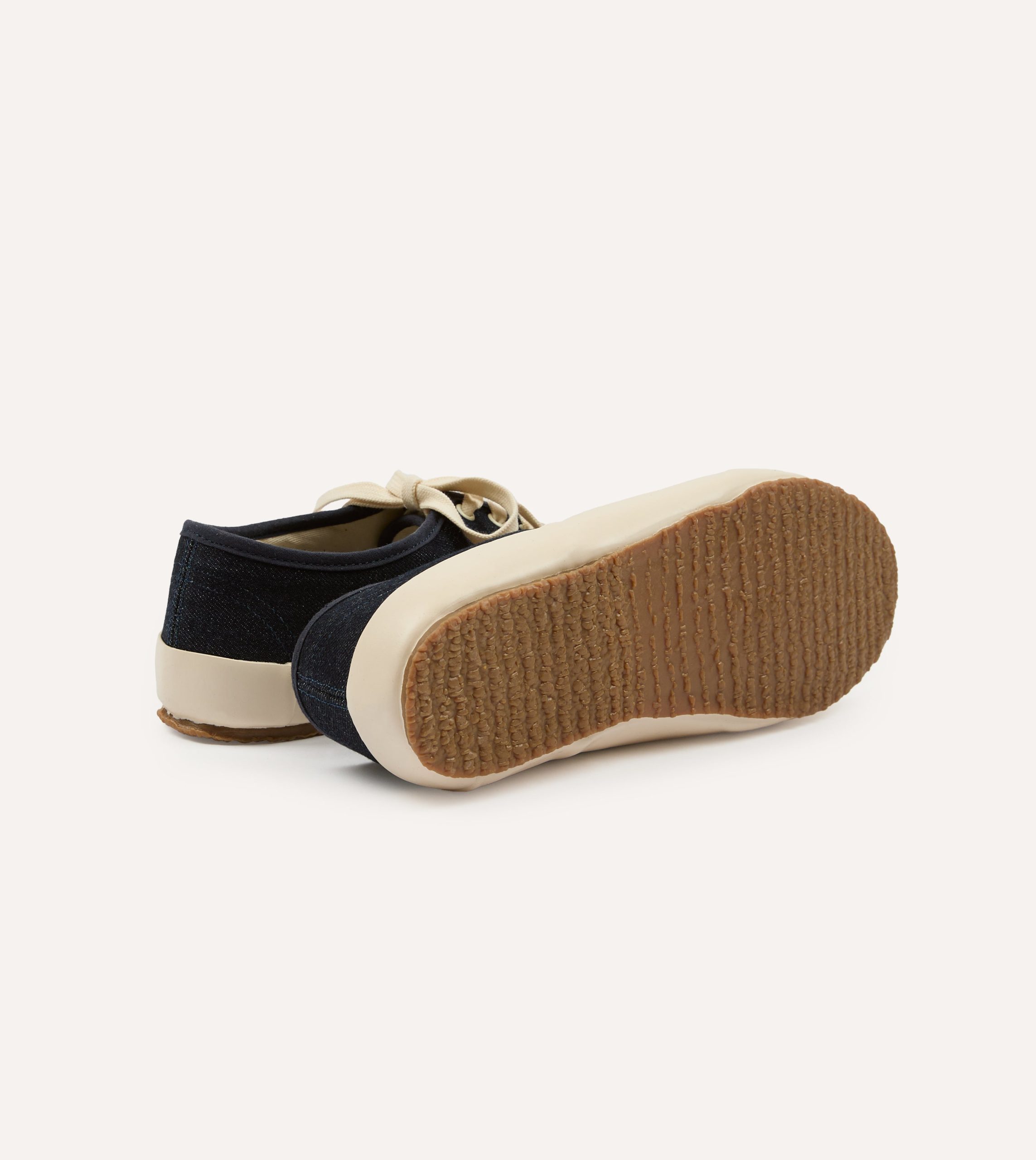 Drake's By Reproduction of Found Denim Military Trainer - Image 2