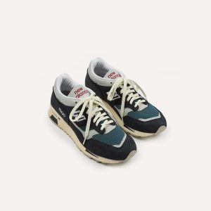 New Balance Navy Vintage Sport Made in UK 1500 Trainers