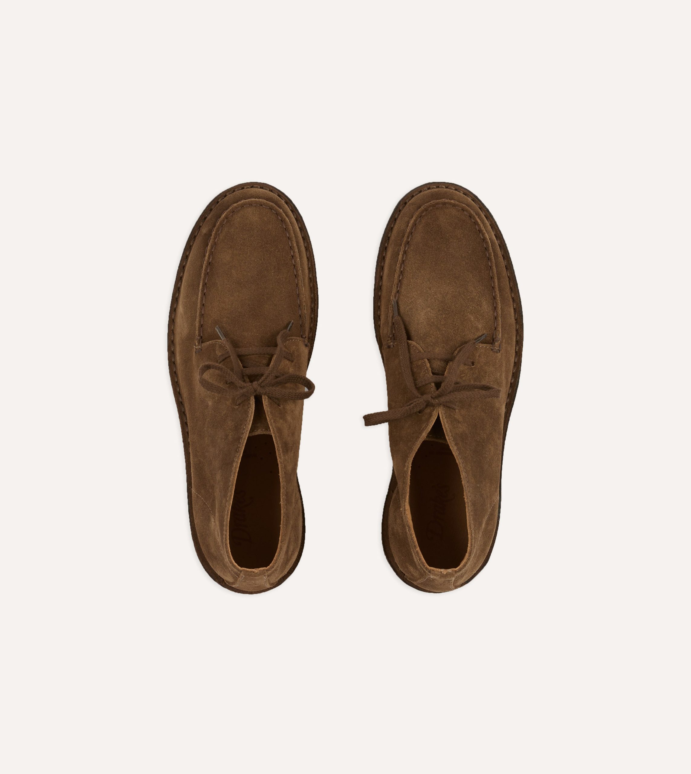 Crosby Moc-Toe Chukka Boot Tobacco Suede - Image 4