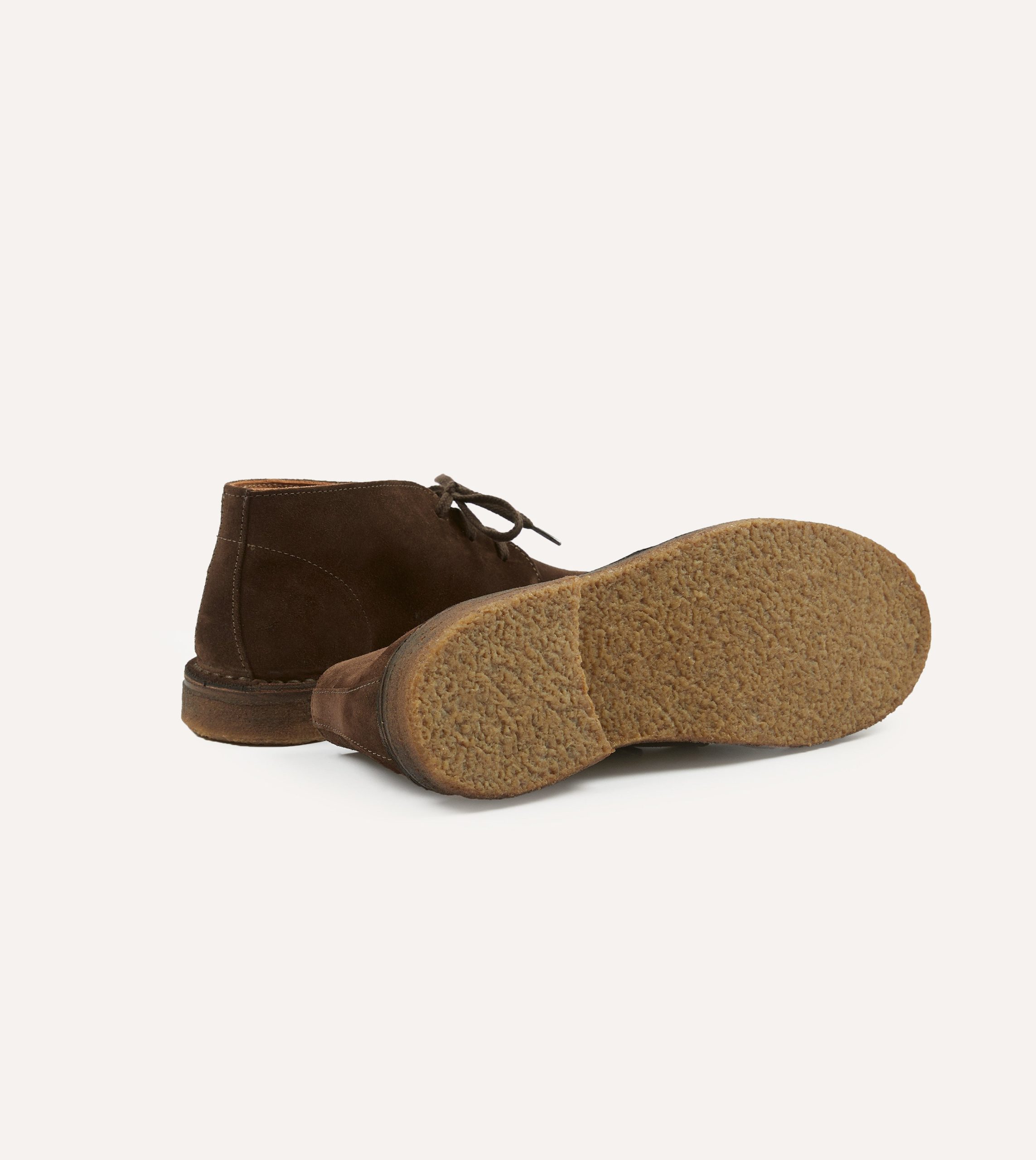 Crosby Moc-Toe Chukka Boot Brown Suede - Image 2