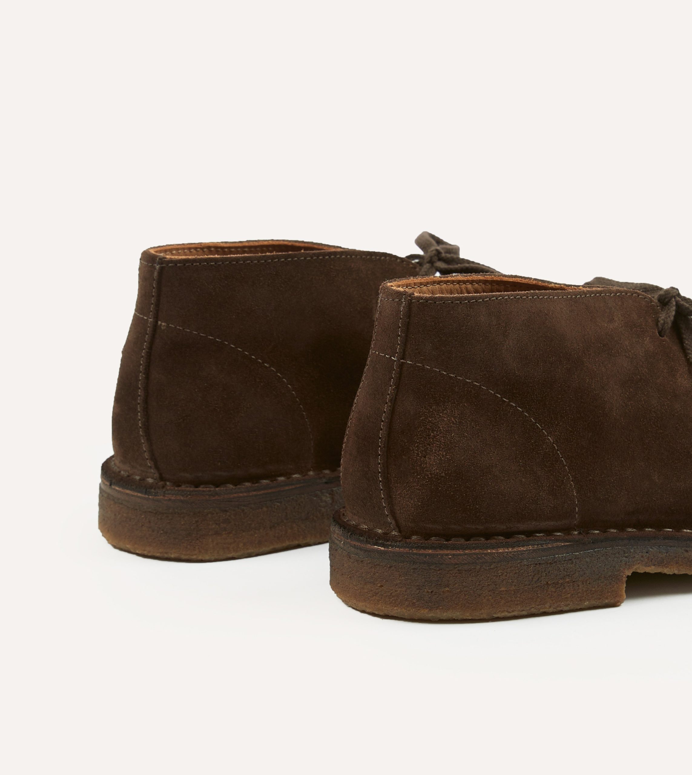 Crosby Moc-Toe Chukka Boot Brown Suede - Image 5