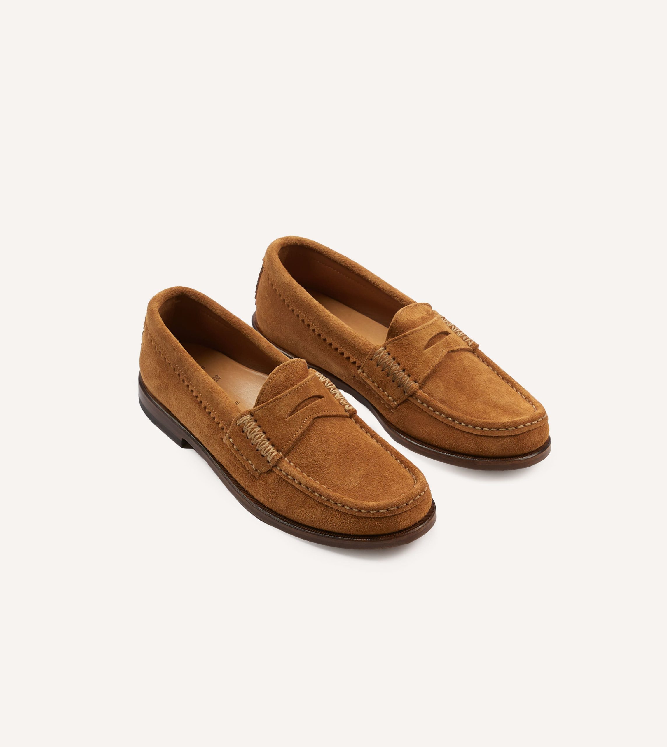 Yuketen Brown Leather Rob's Loafer