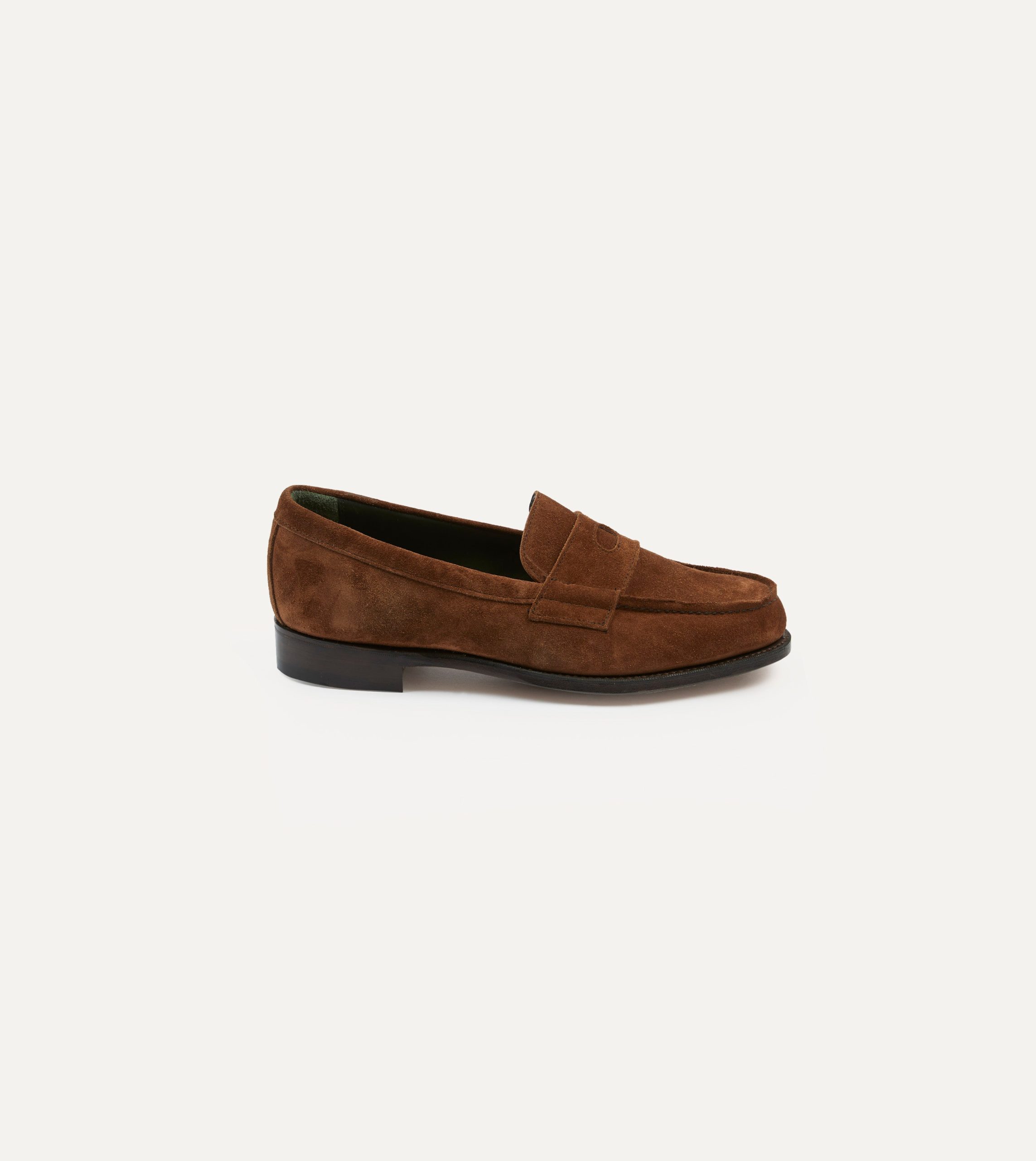Snuff Suede Charles Mk II Goodyear Welted Penny Loafer - Image 6