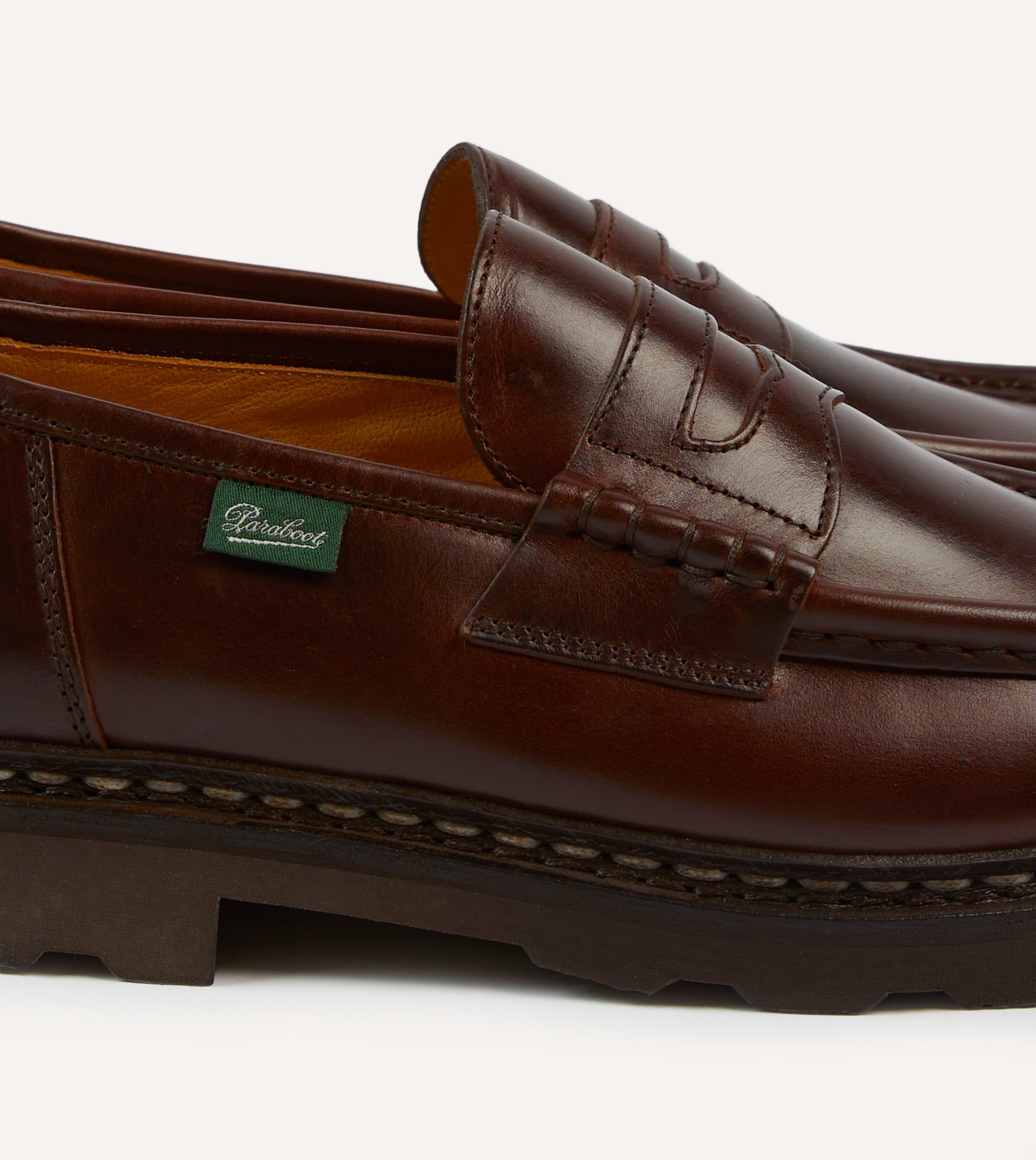 Paraboot Reims ??corce Leather Loafer - Image 3