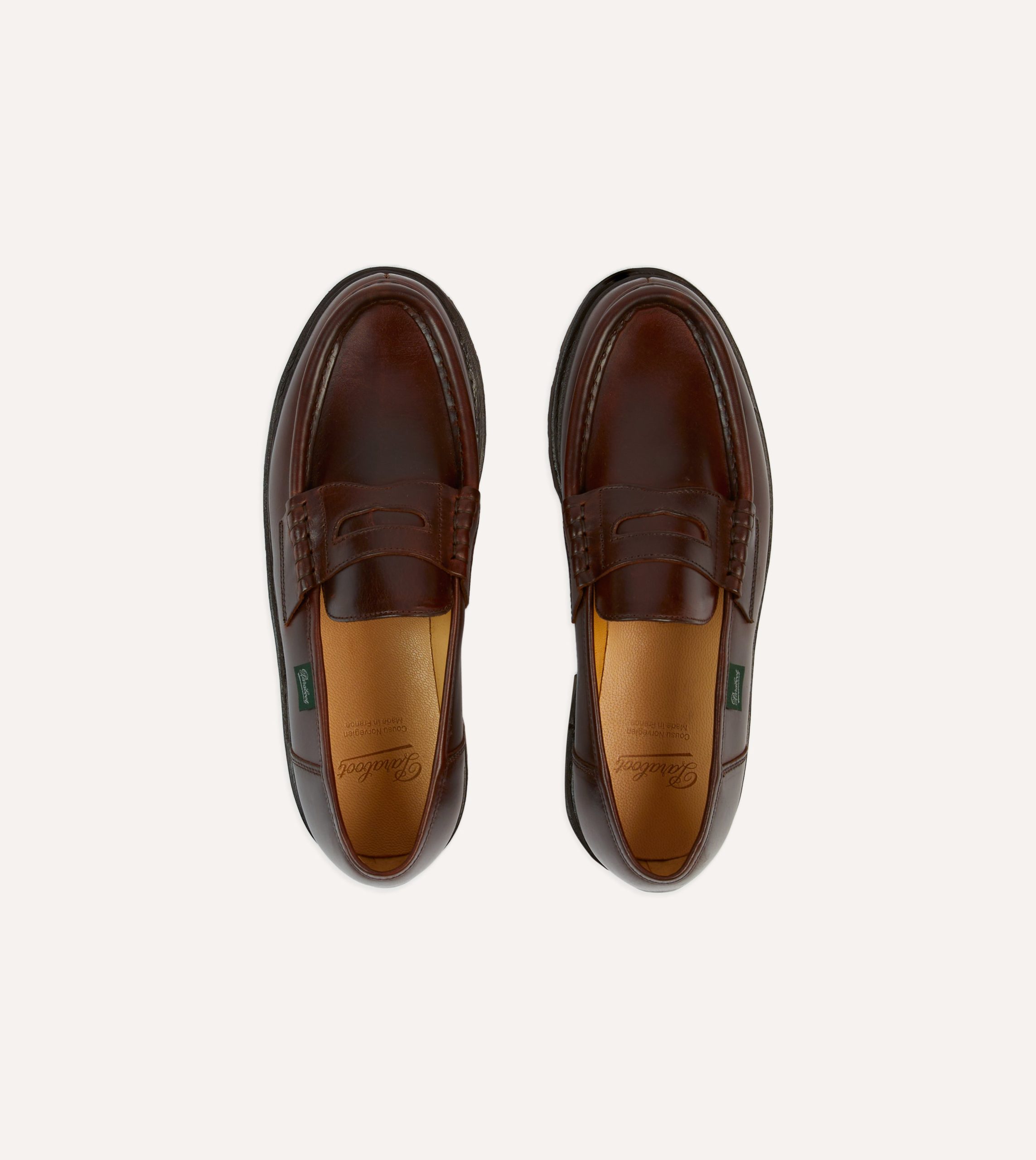Paraboot Reims ??corce Leather Loafer - Image 4