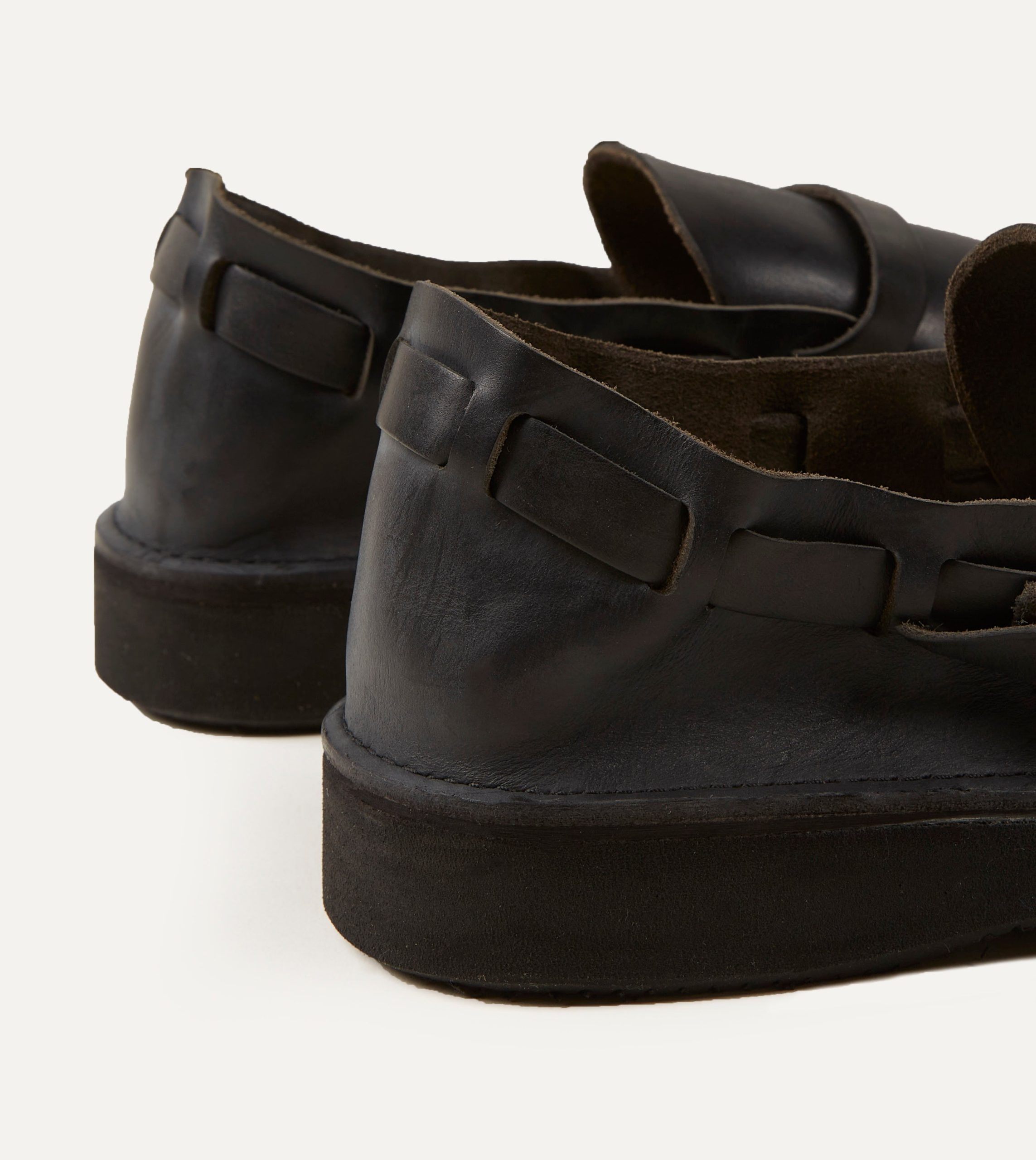 Aurora Shoe Co. Middle English Black Full Grain Leather Shoe - Image 5