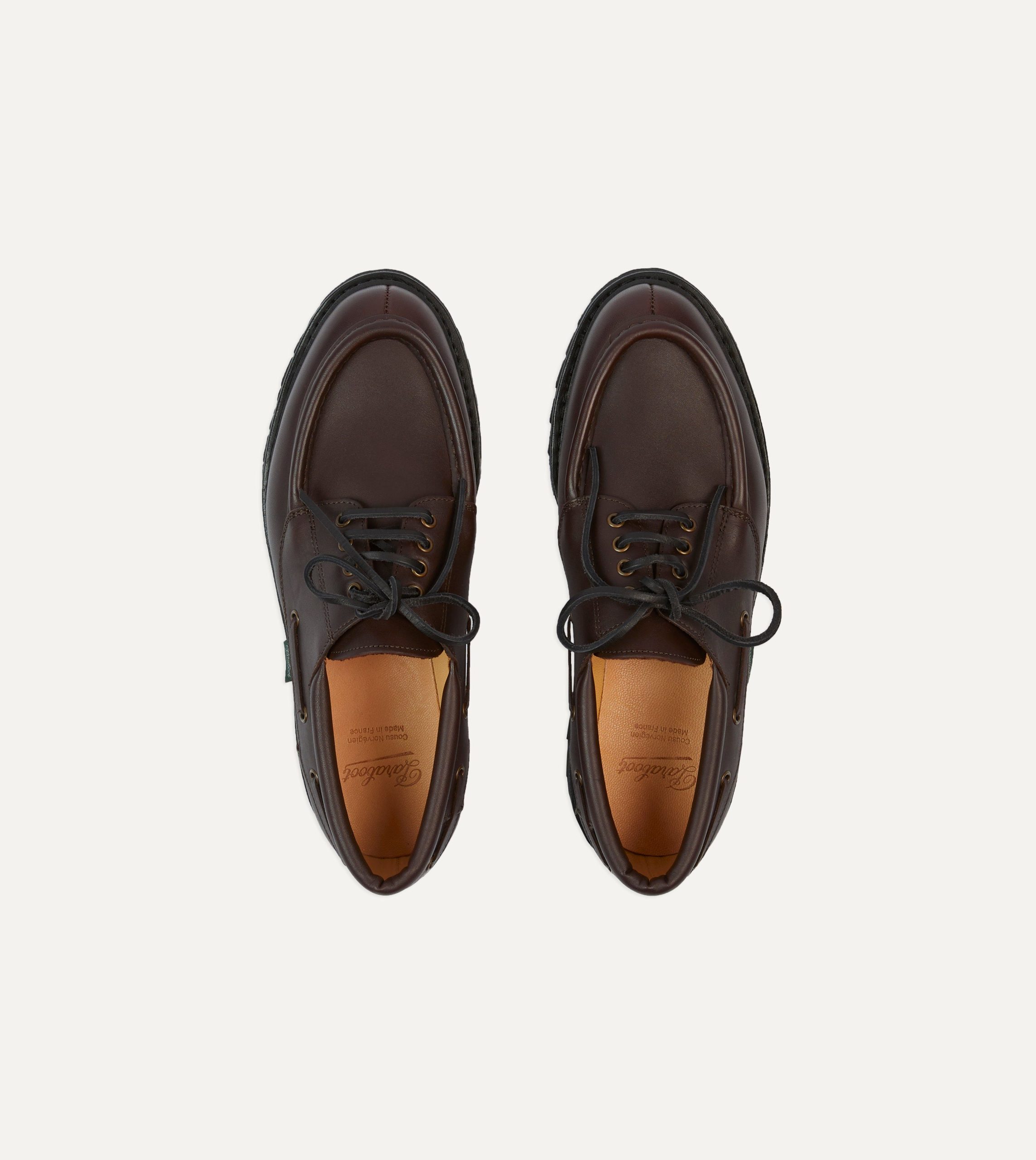 Paraboot Chimey ??b??ne Calf Leather Derby Shoe - Image 4