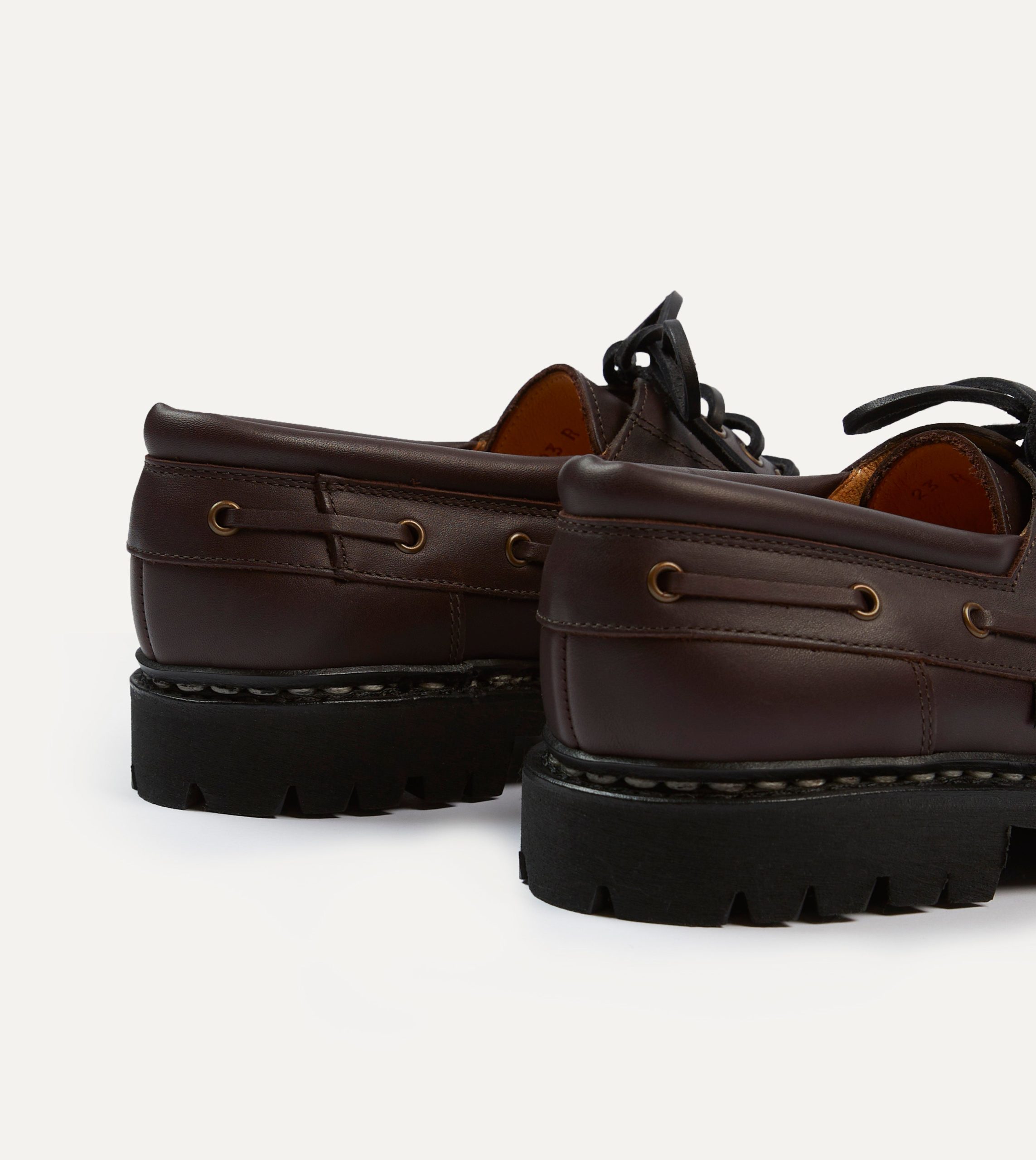 Paraboot Chimey ??b??ne Calf Leather Derby Shoe - Image 5