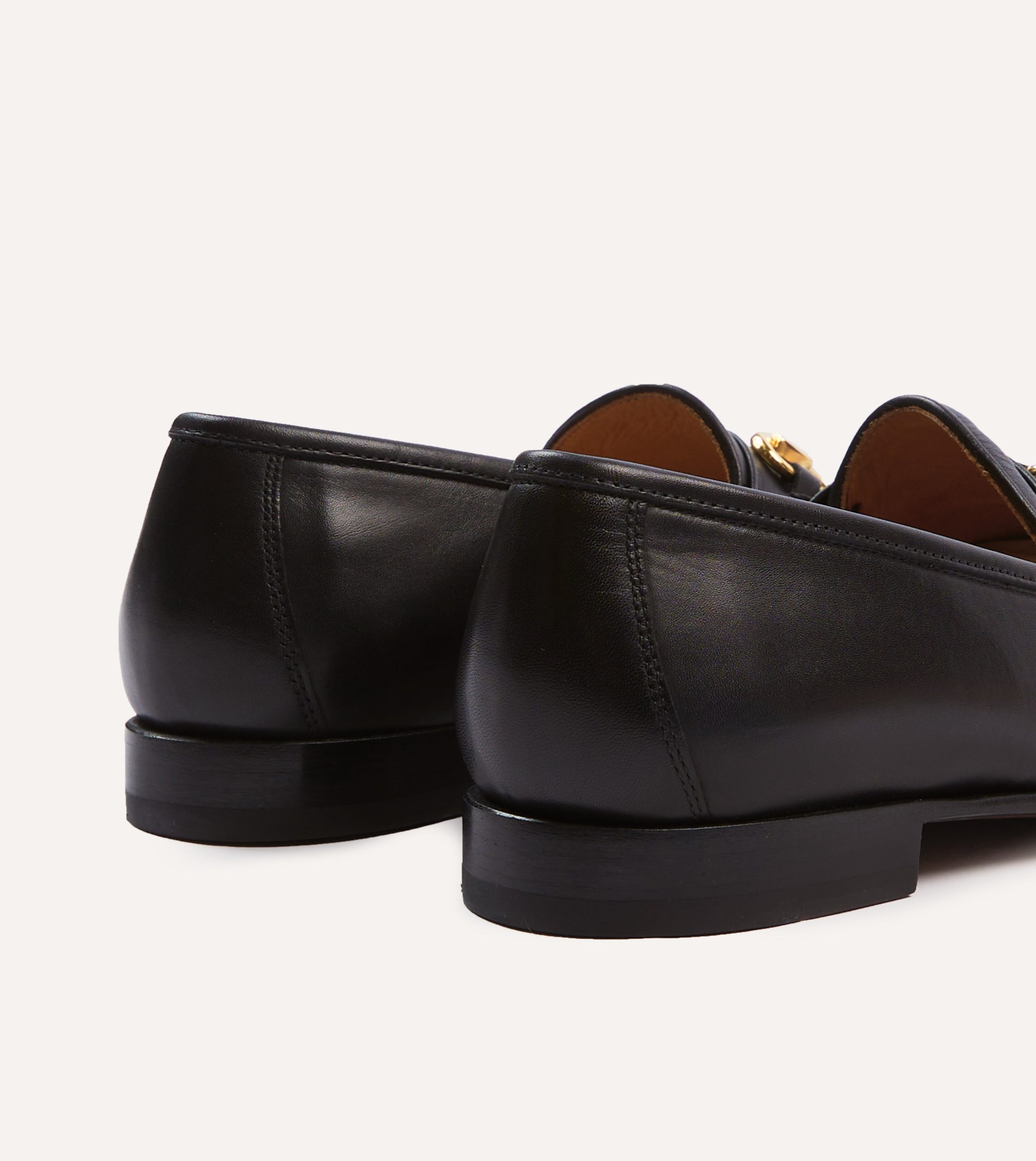 Yuketen Moc Ischia Black Leather Bit Loafer - Image 5