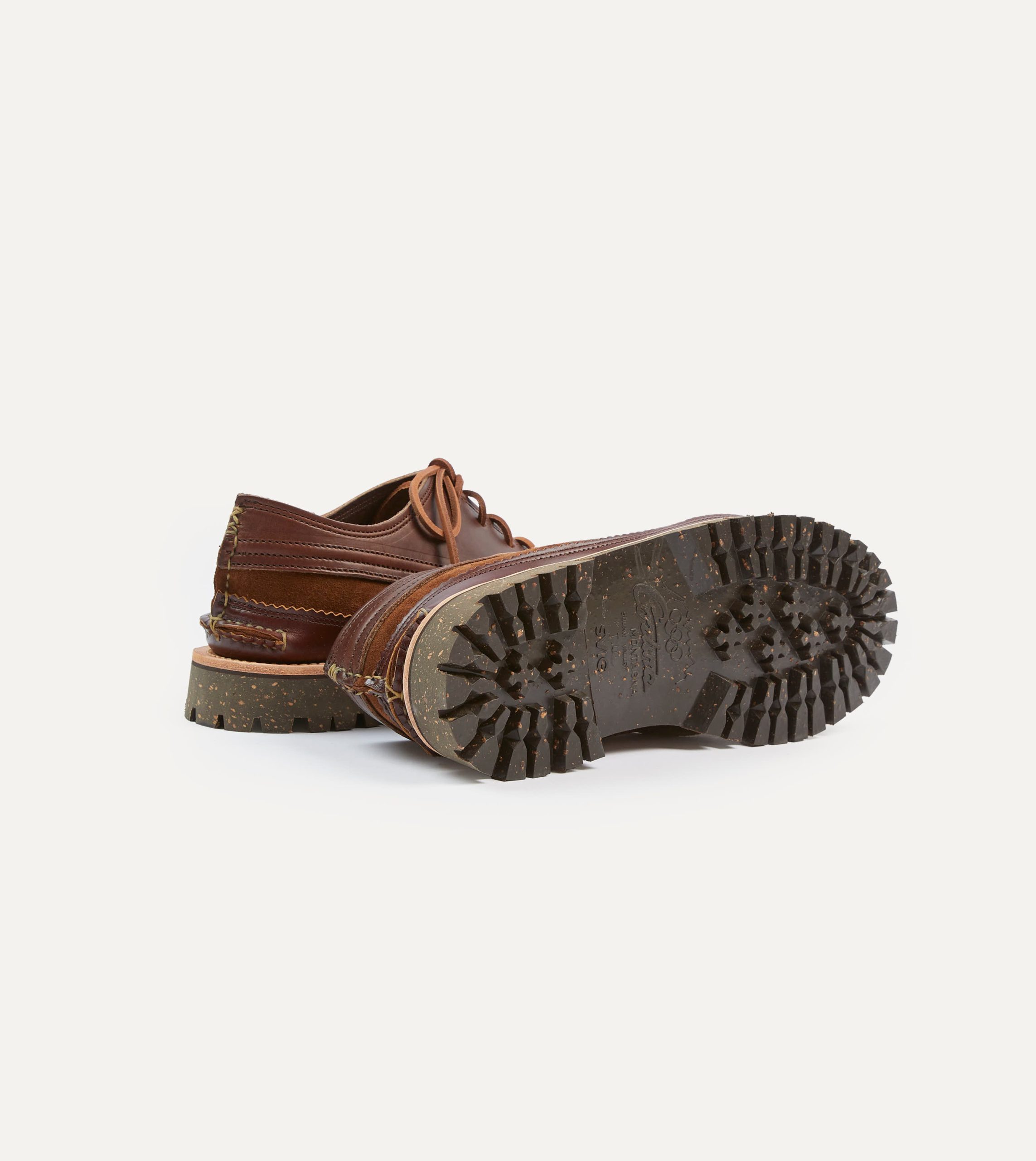 Yuketen Brown Leather Maine Guide Ox Shoe - Image 2