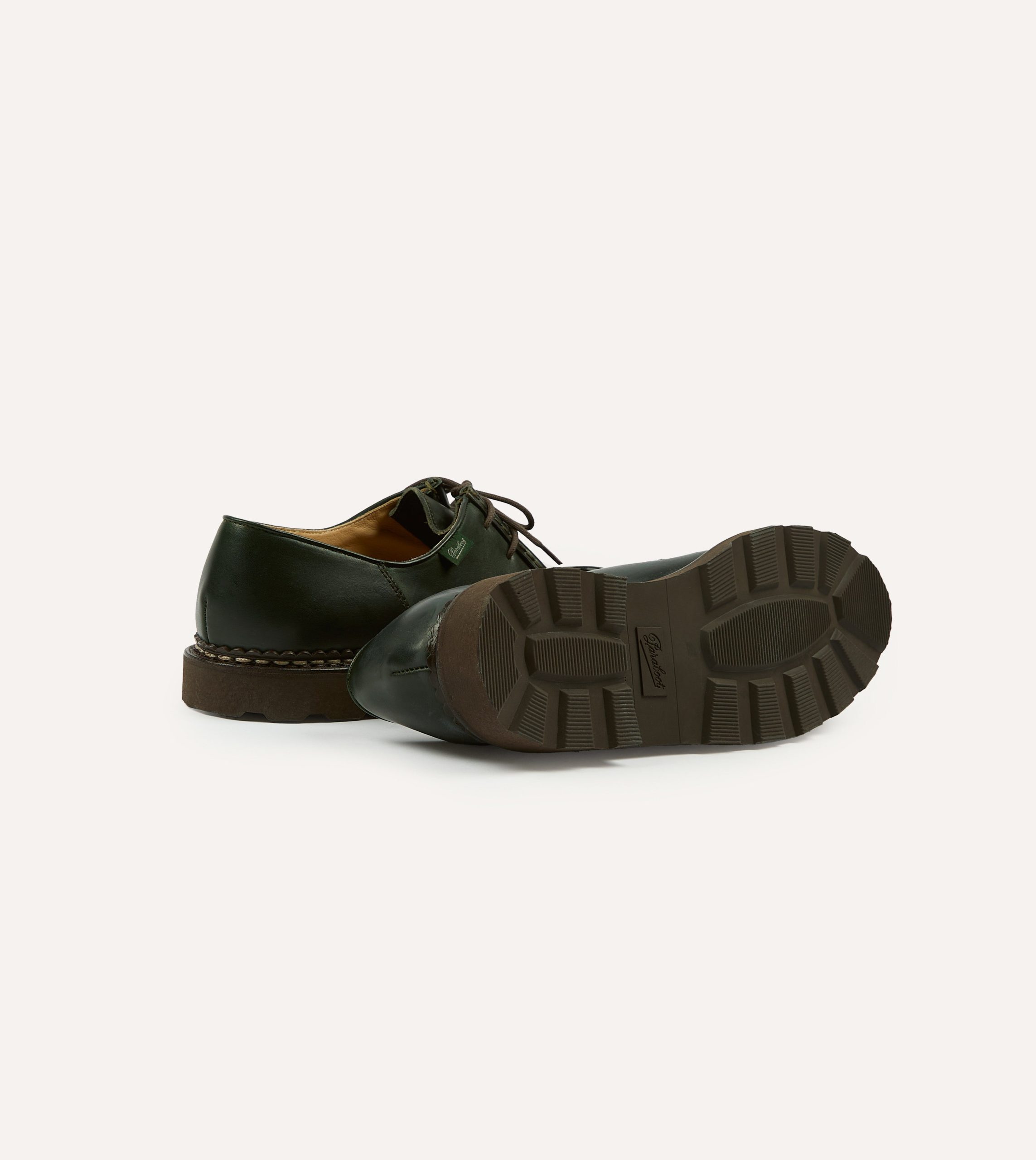 Paraboot Michael Vert Leather Derby Shoe - Image 2
