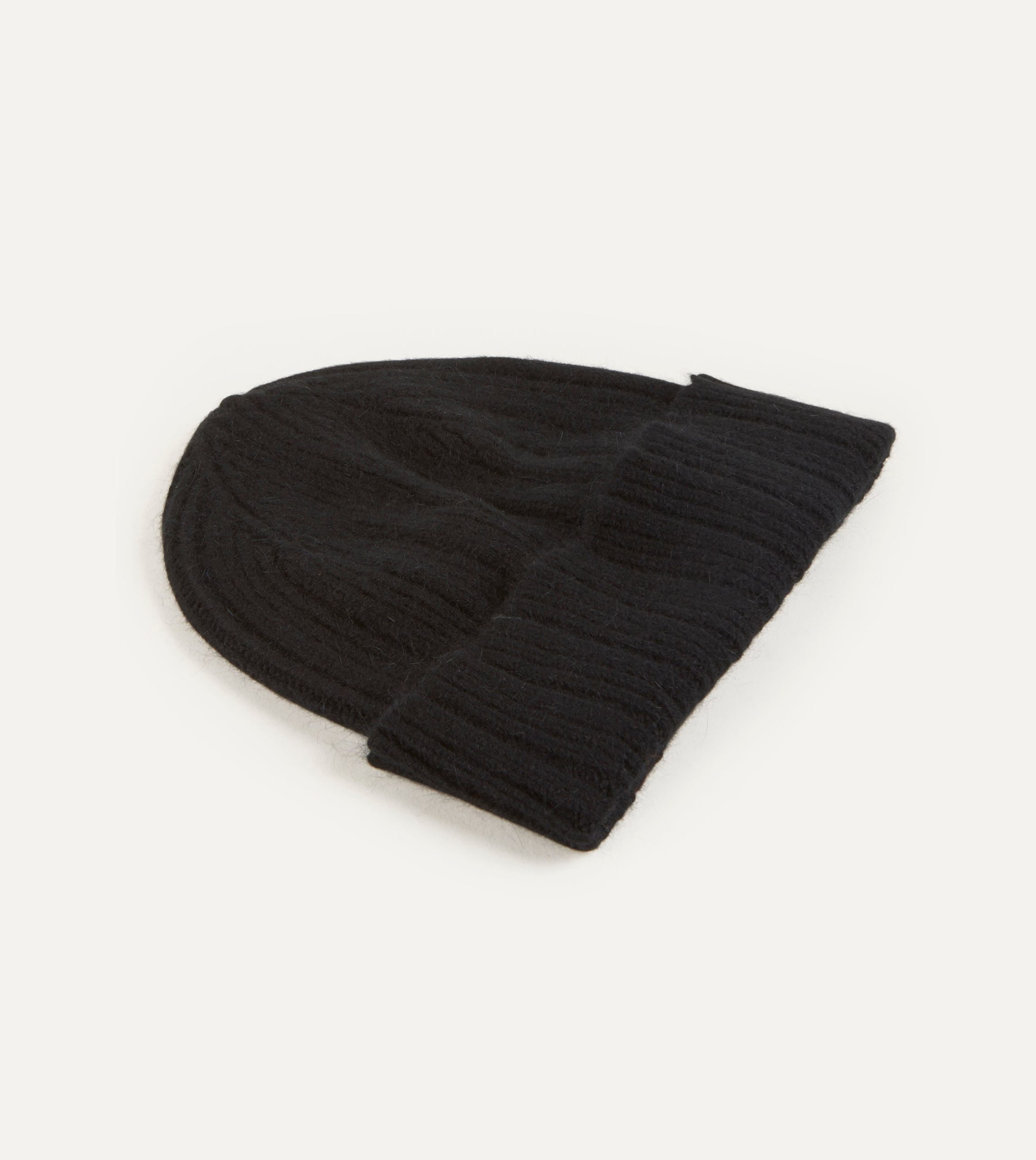 Black Geelongora Ribbed Knit Cap - Image 3
