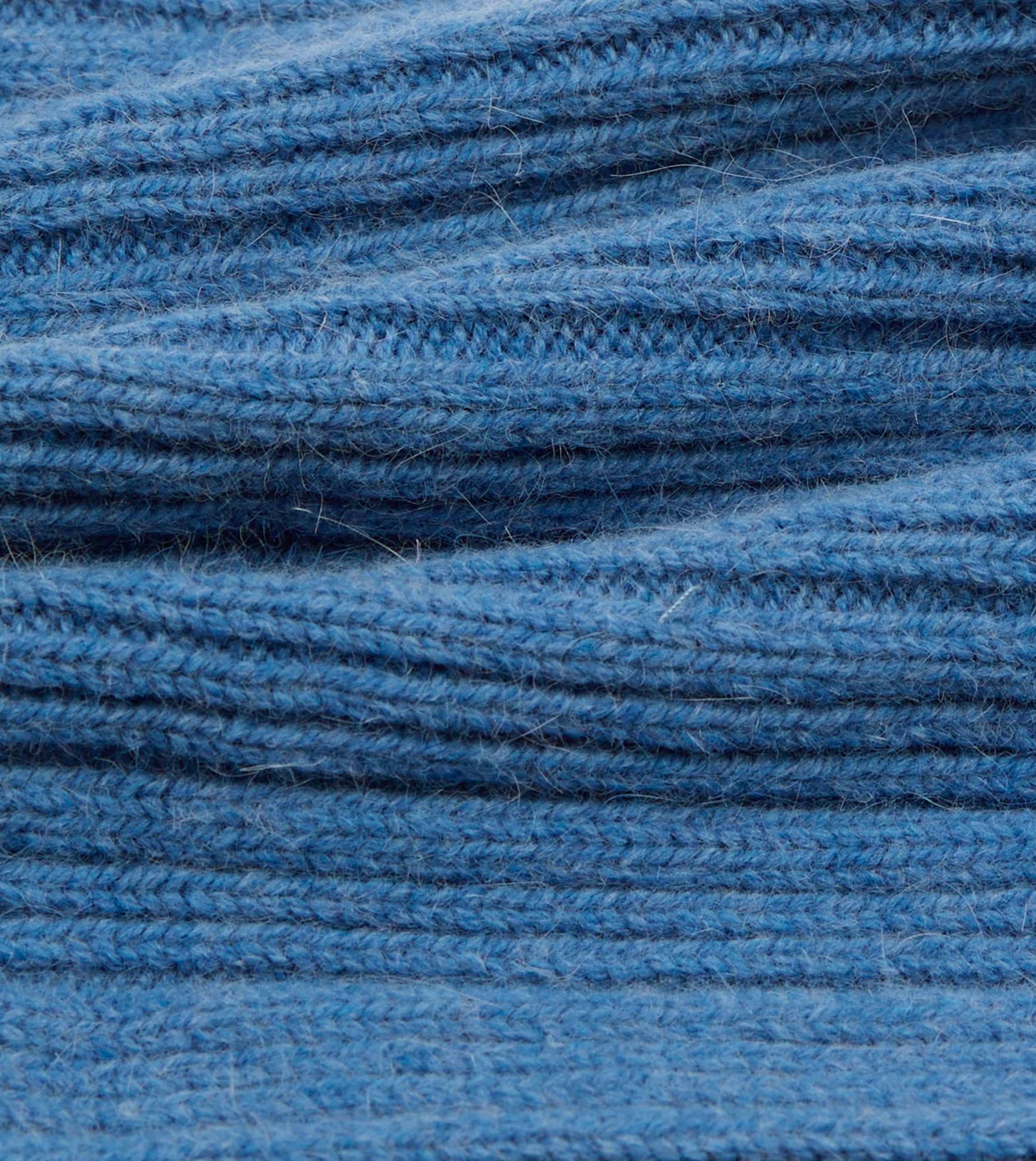 Sky Blue Geelongora Ribbed Knit Cap - Image 2
