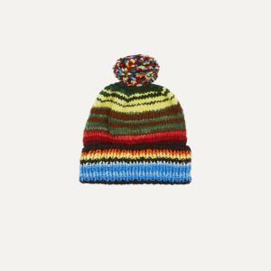 Chamula for Drake's Green Serape Merino Knit Cap