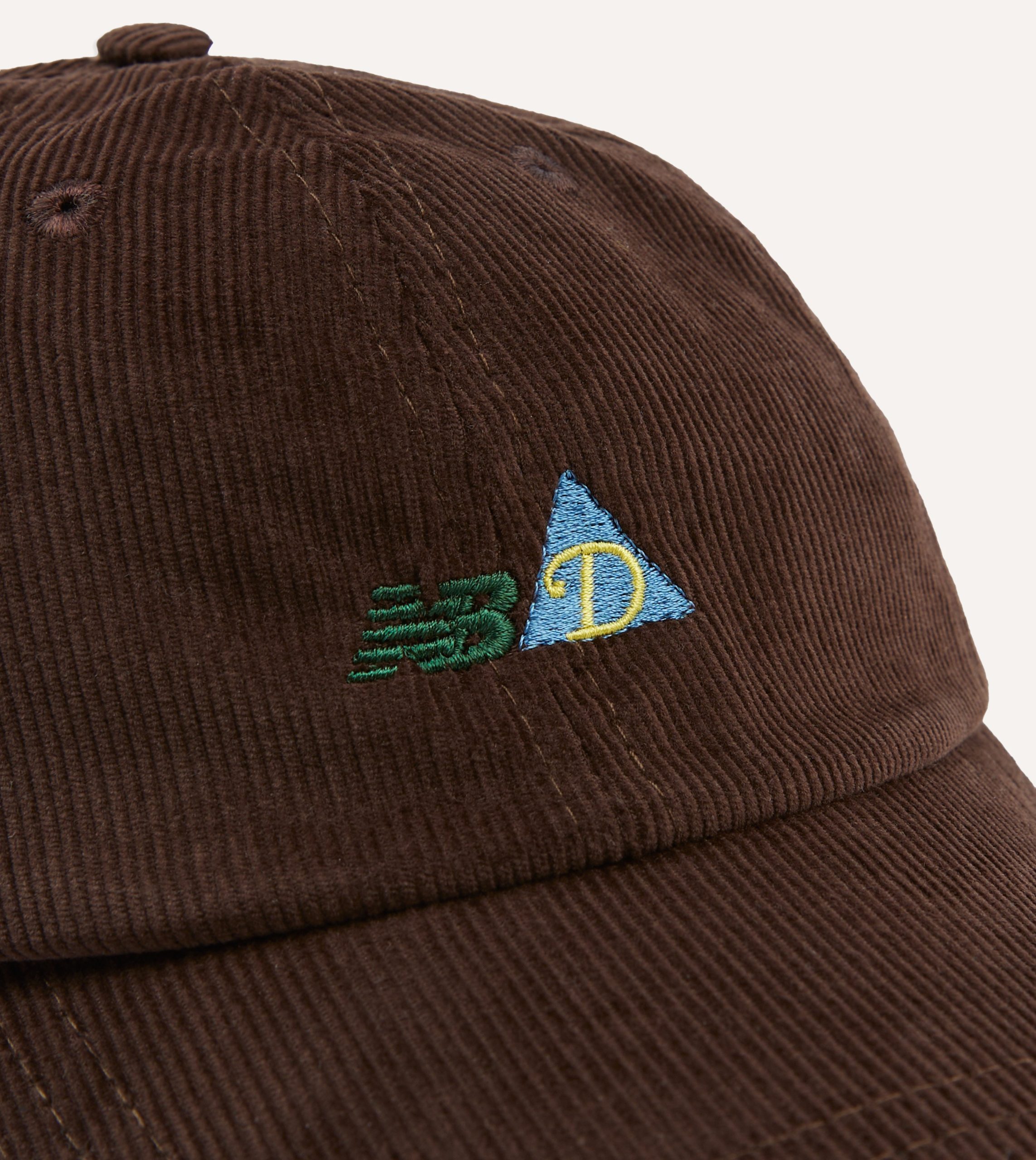 Drake's and New Balance Corduroy Cotton Baseball Cap - Image 3