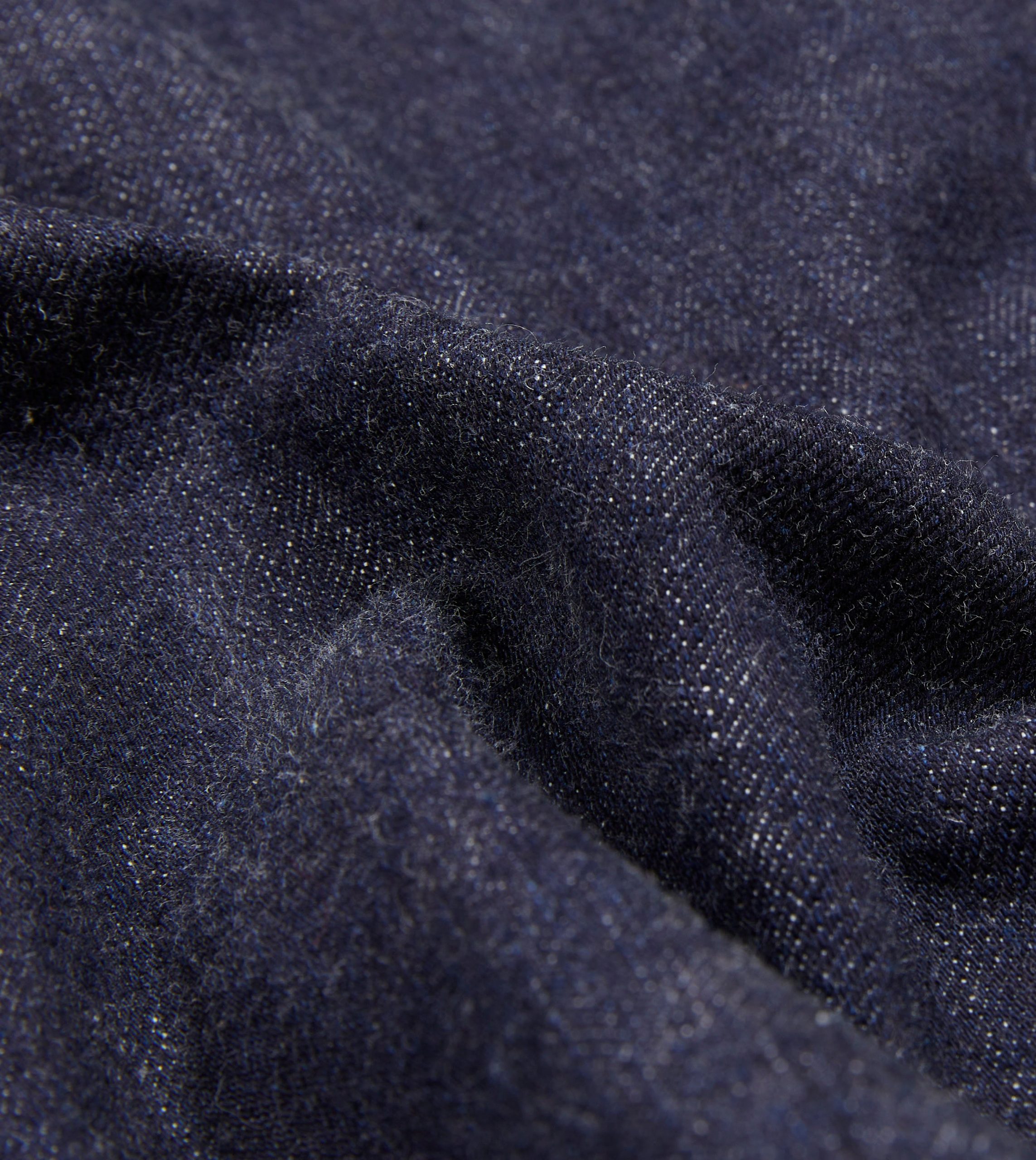 Indigo Rinse Denim Five-Pocket Chore Jacket - Image 2