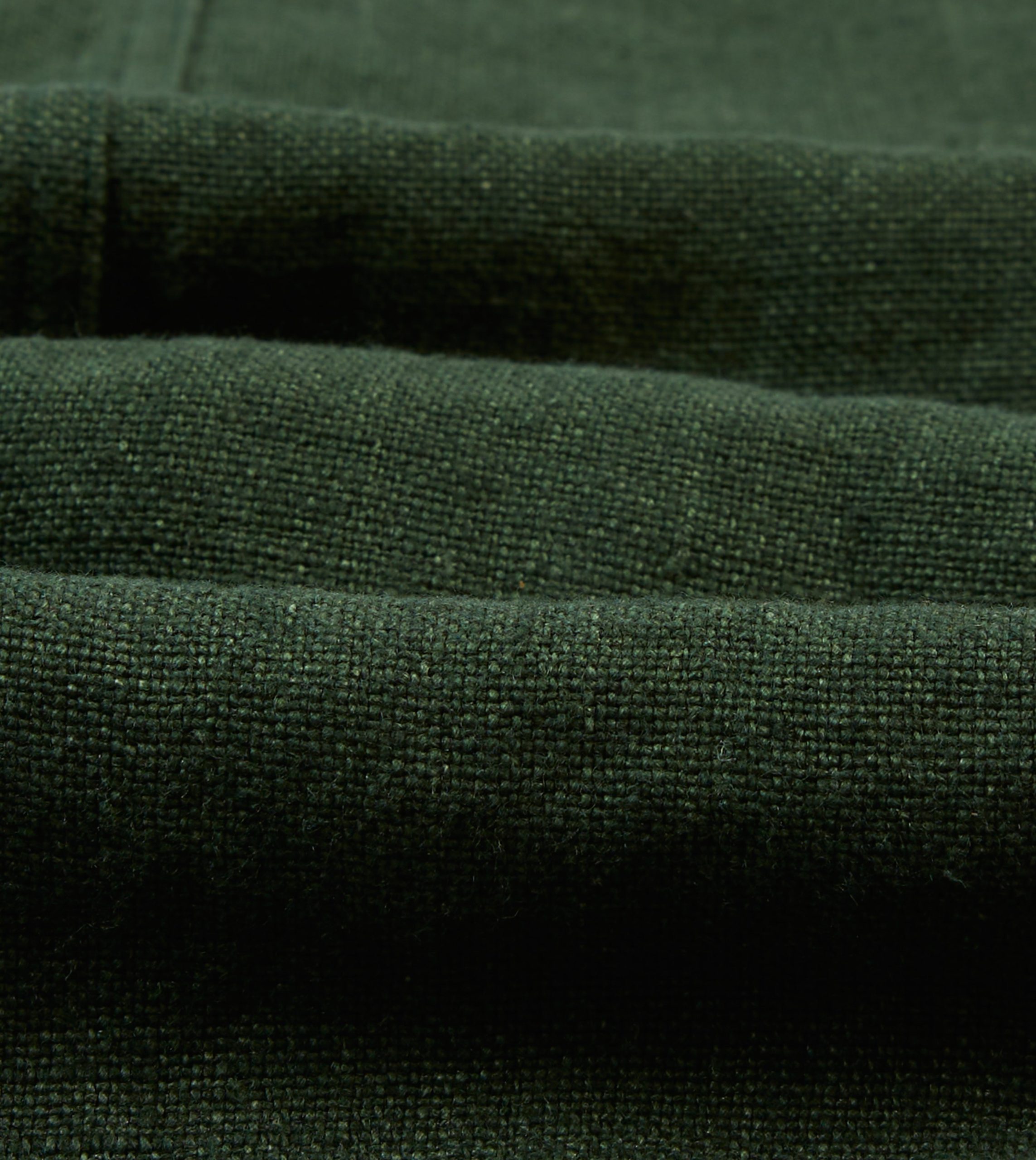 Green Linen Five-Pocket Chore Jacket - Image 2
