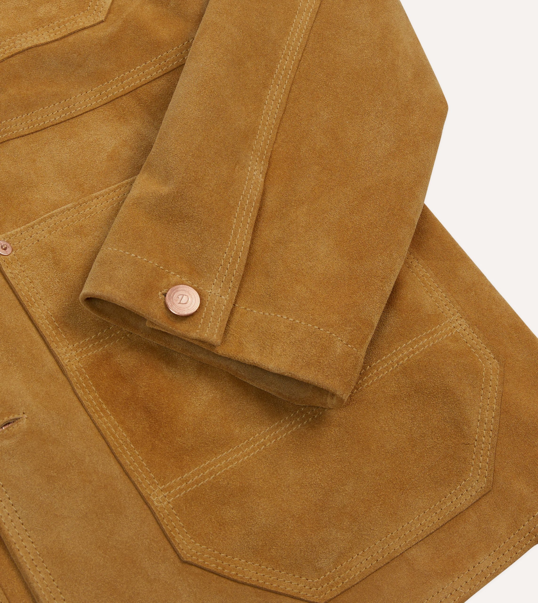 Sand Suede Welder Jacket - Image 5