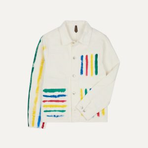 Michael McGregor for Drake's Hand-Painted Work Jacket