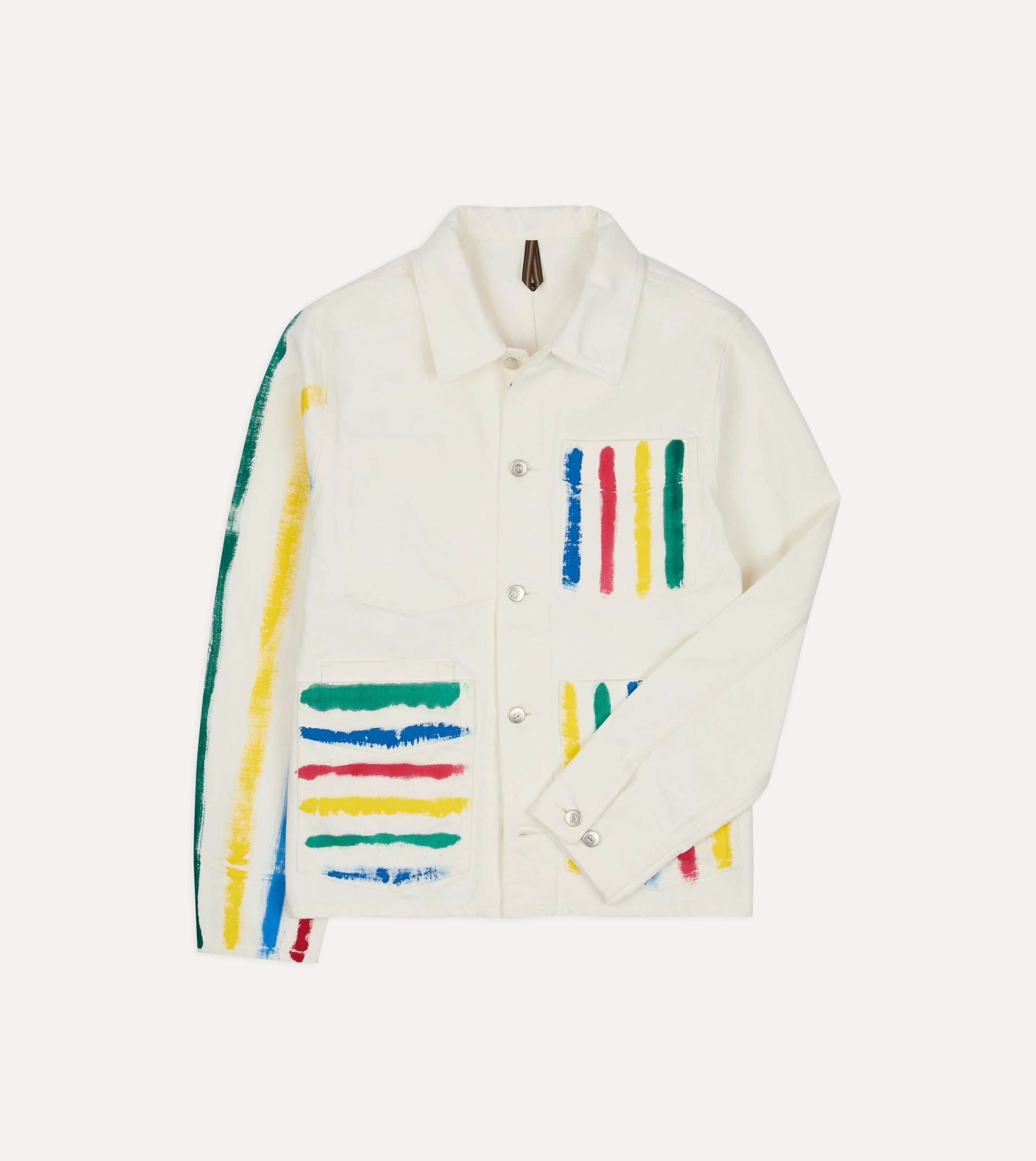 Michael McGregor for Drake's Hand-Painted Work Jacket