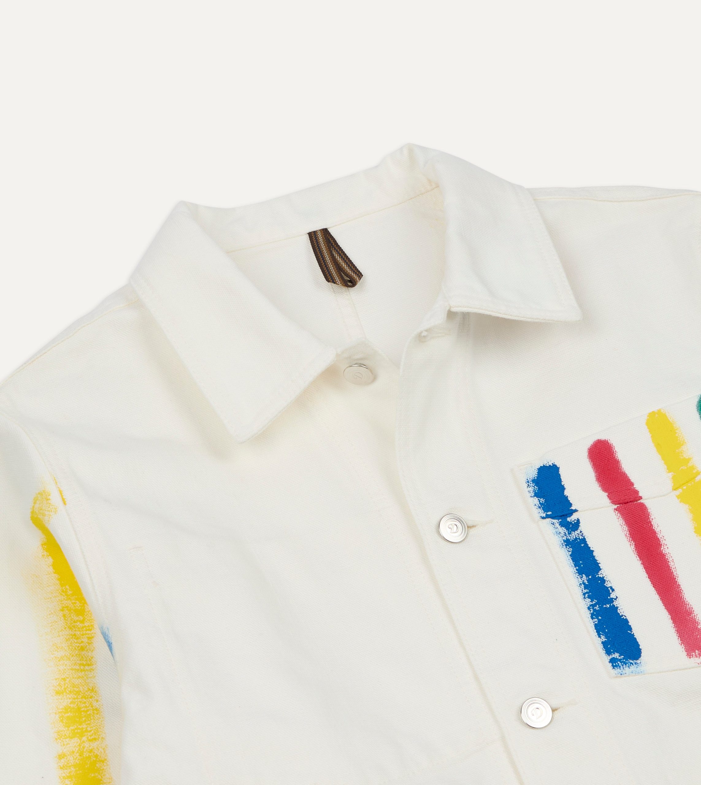 Michael McGregor for Drake's Hand-Painted Work Jacket - Image 3