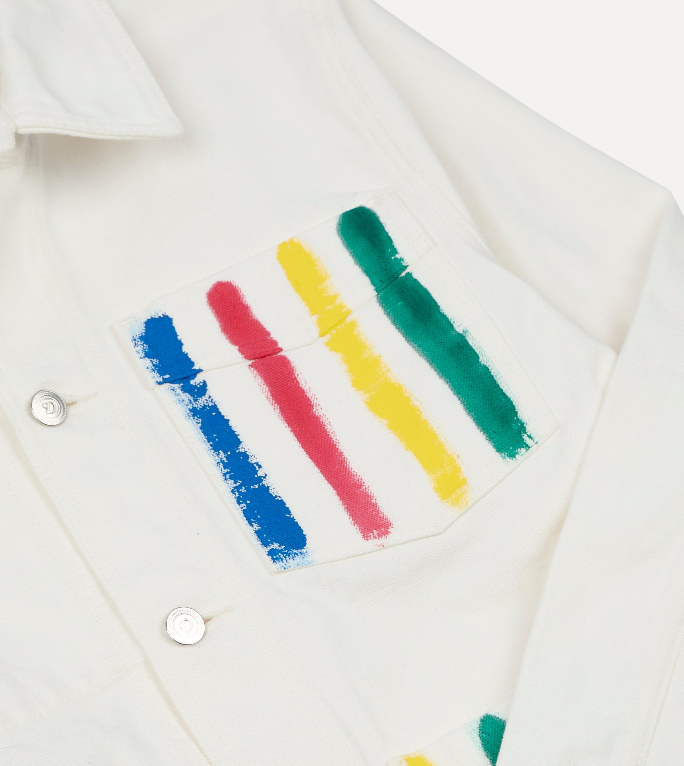 Michael McGregor for Drake's Hand-Painted Work Jacket - Image 5