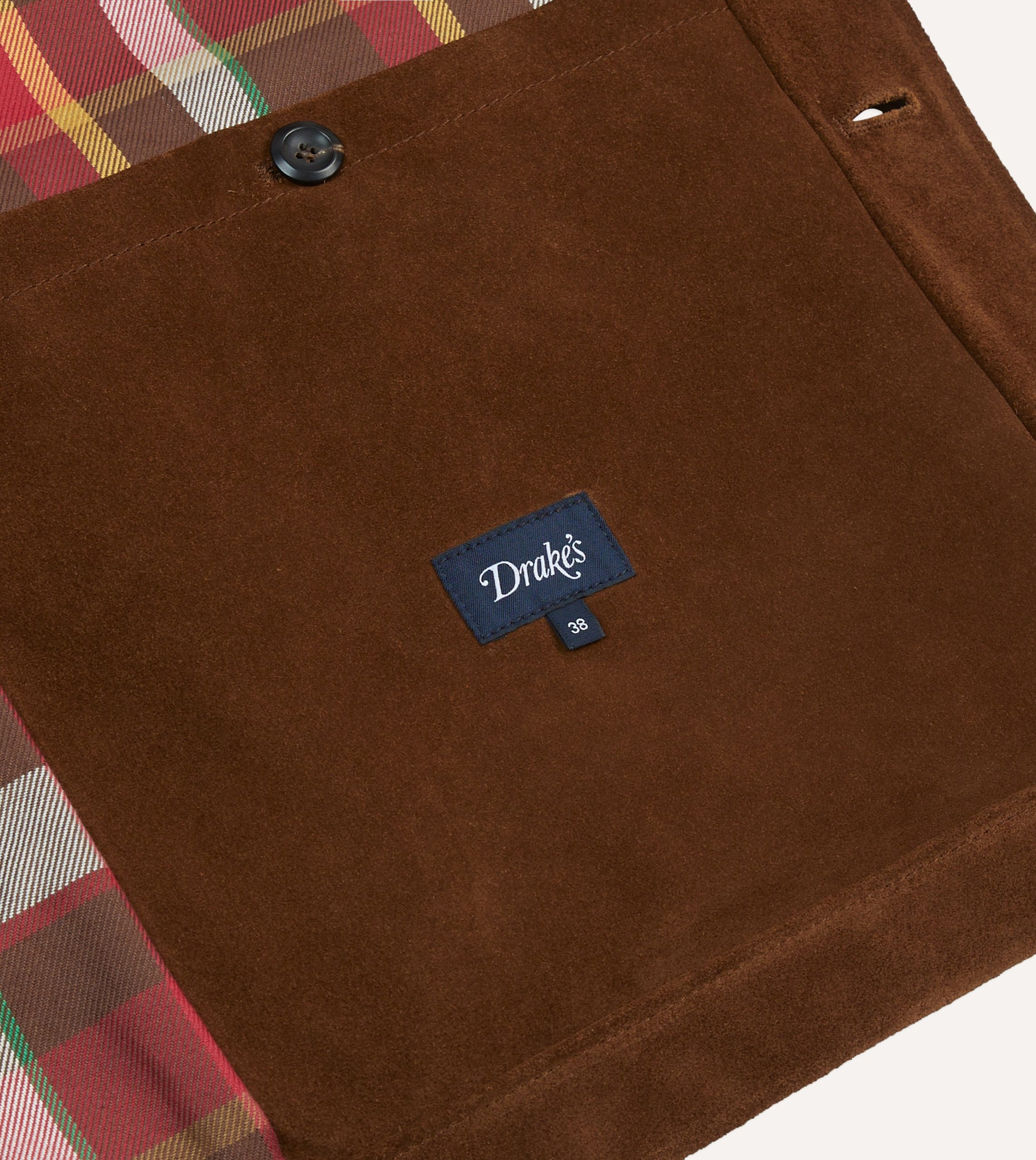 Brown Suede and Leather Donkey Jacket - Image 6