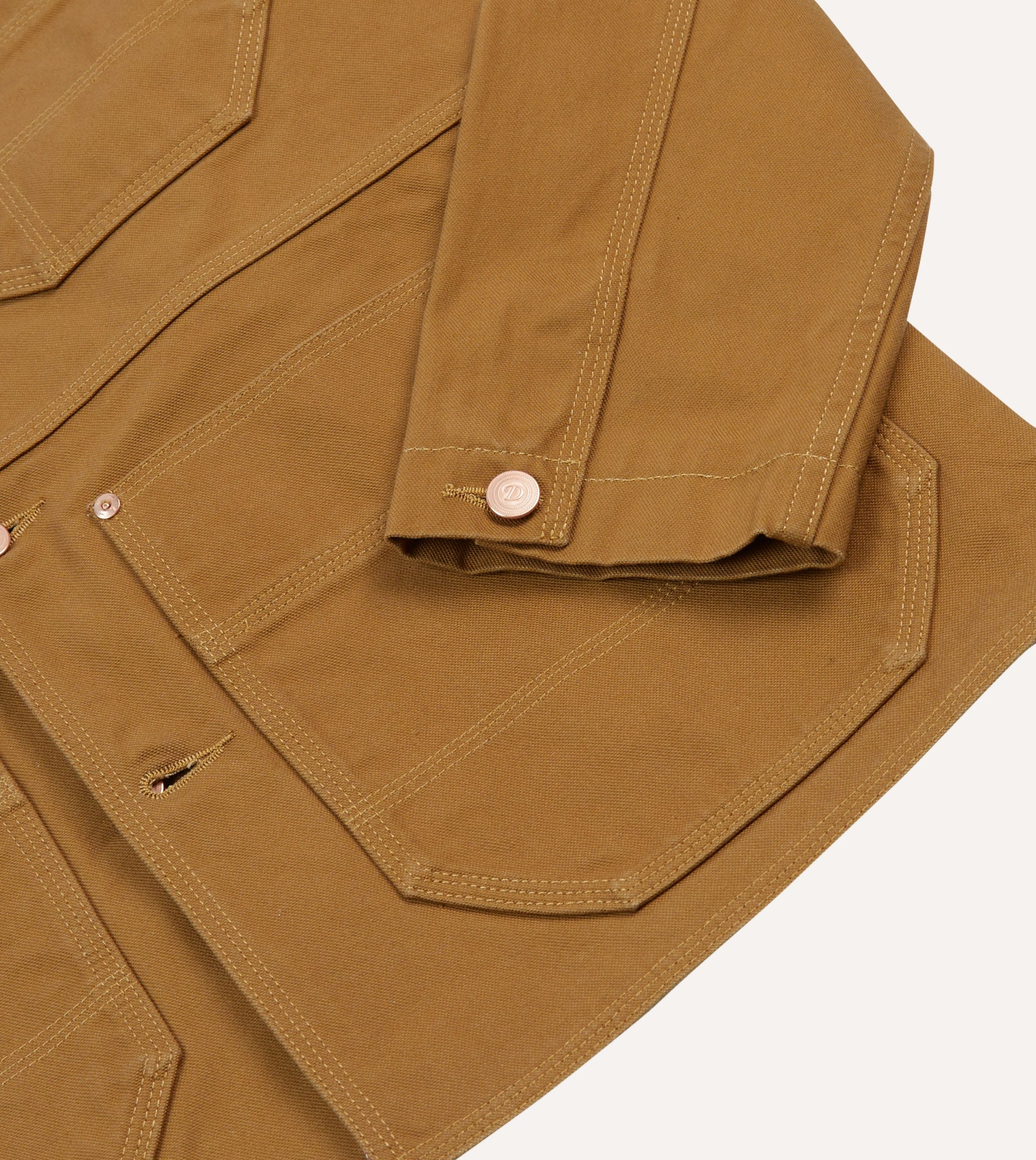 Tobacco Canvas Welder Jacket - Image 5