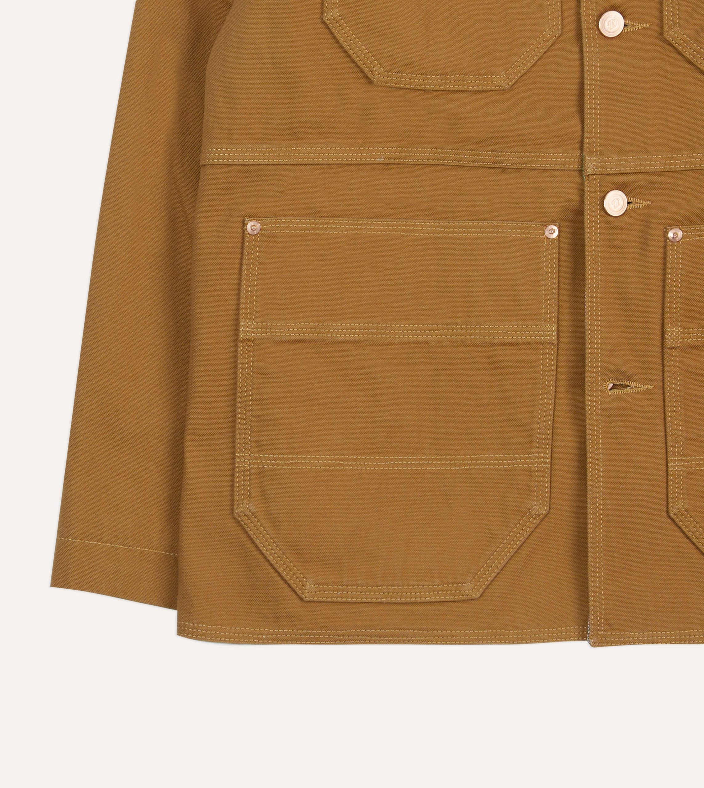 Tobacco Canvas Welder Jacket - Image 6