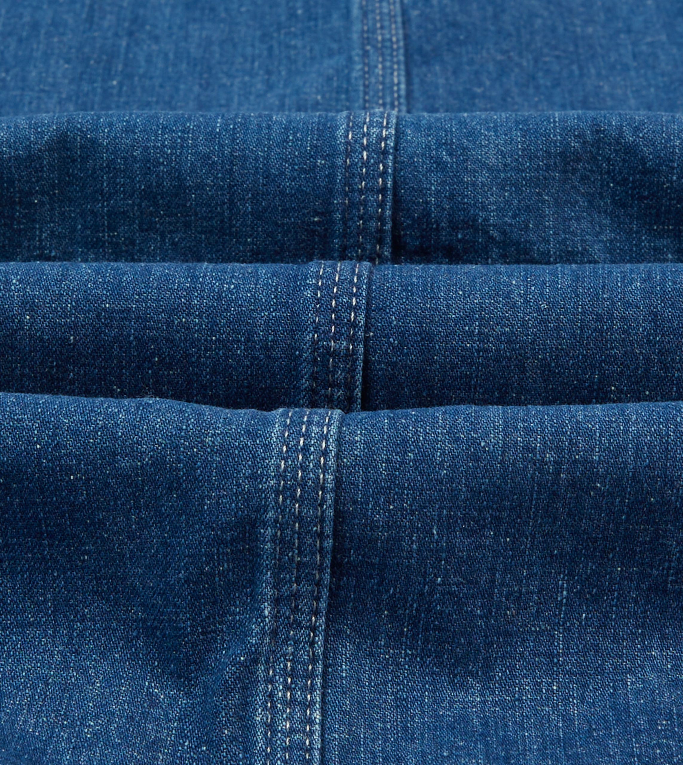 Stone Wash Selvedge Denim Welder Jacket - Image 2