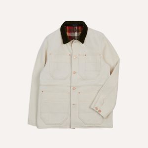 Ecru Denim Welder Jacket