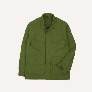 Olive Cotton Jungle Jacket