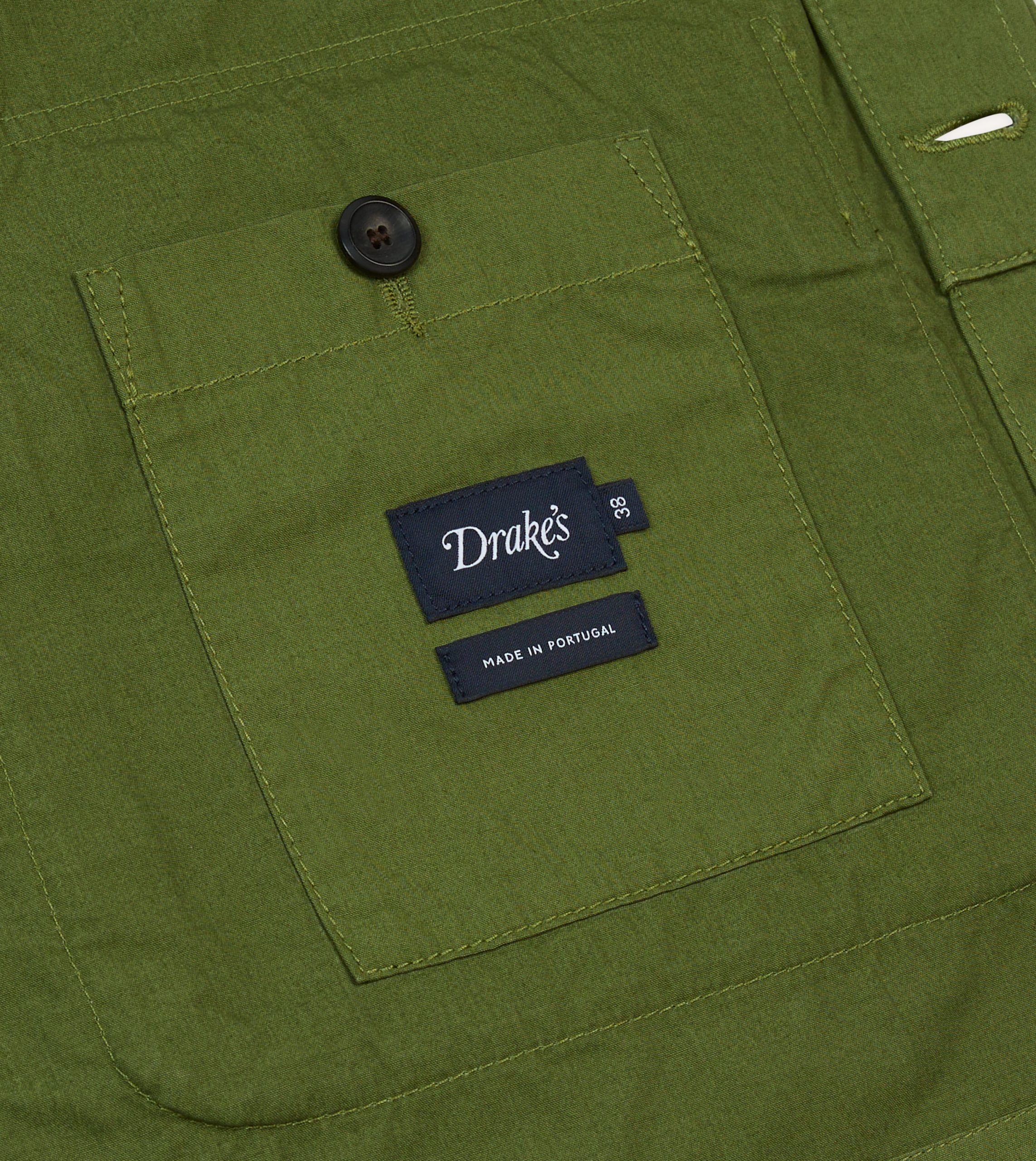 Olive Cotton Jungle Jacket - Image 10