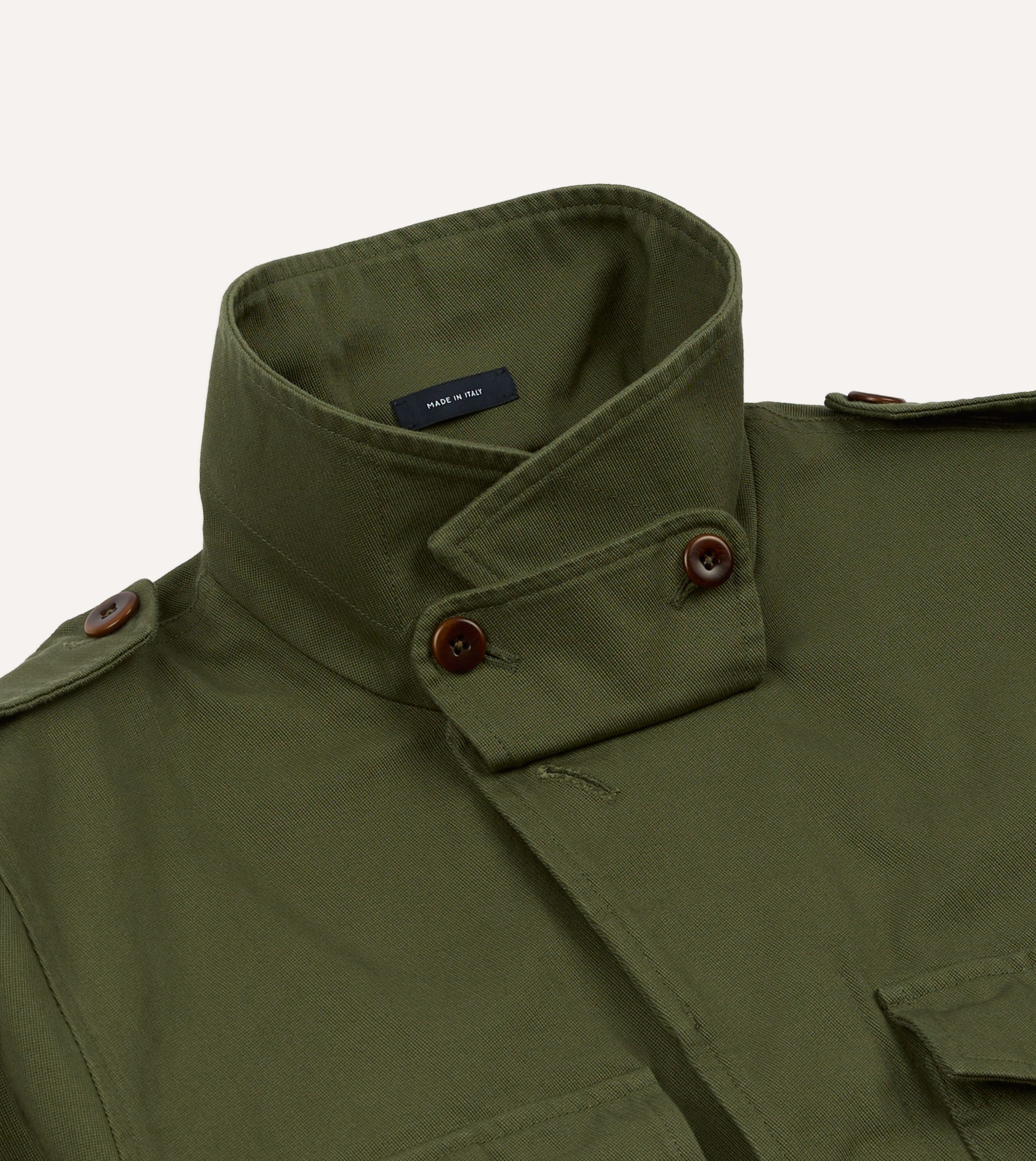 Olive Cotton D-43 Field Jacket - Image 4
