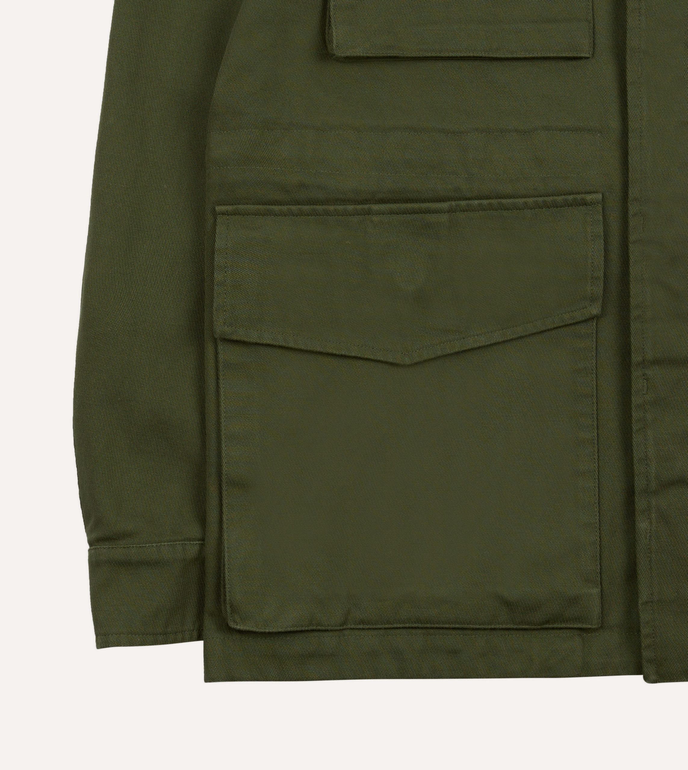 Olive Cotton D-43 Field Jacket - Image 7