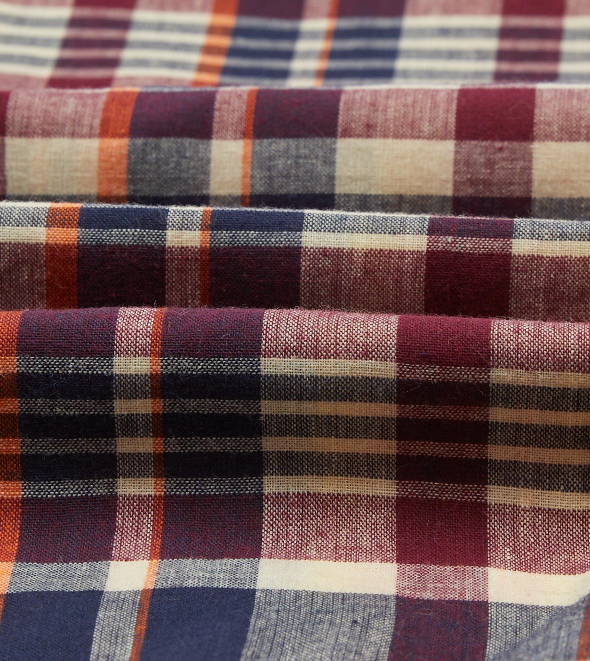 Waxed Madras Cotton Tennis Blouson Jacket - Image 2