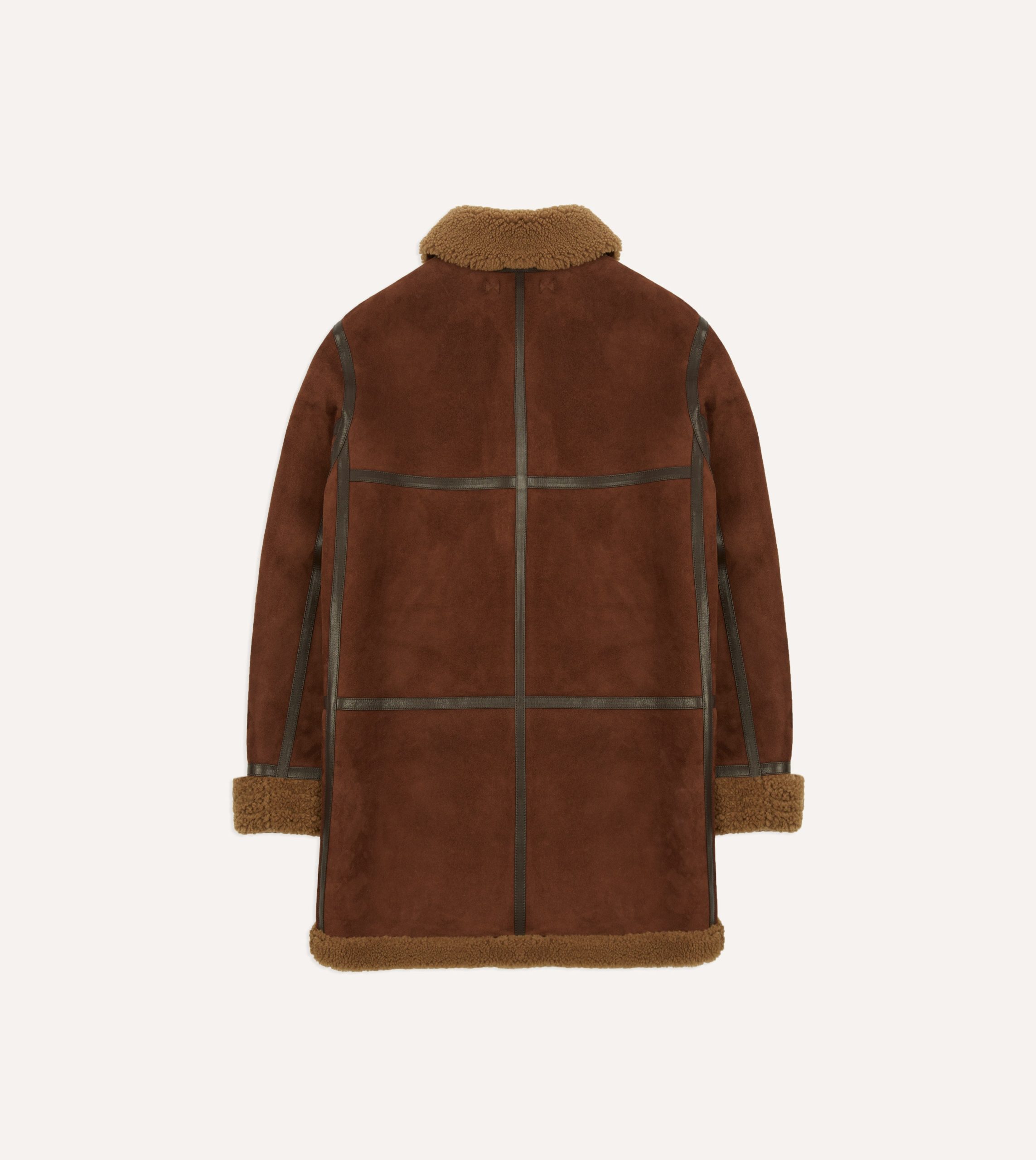 Shearling Car Coat - Image 9