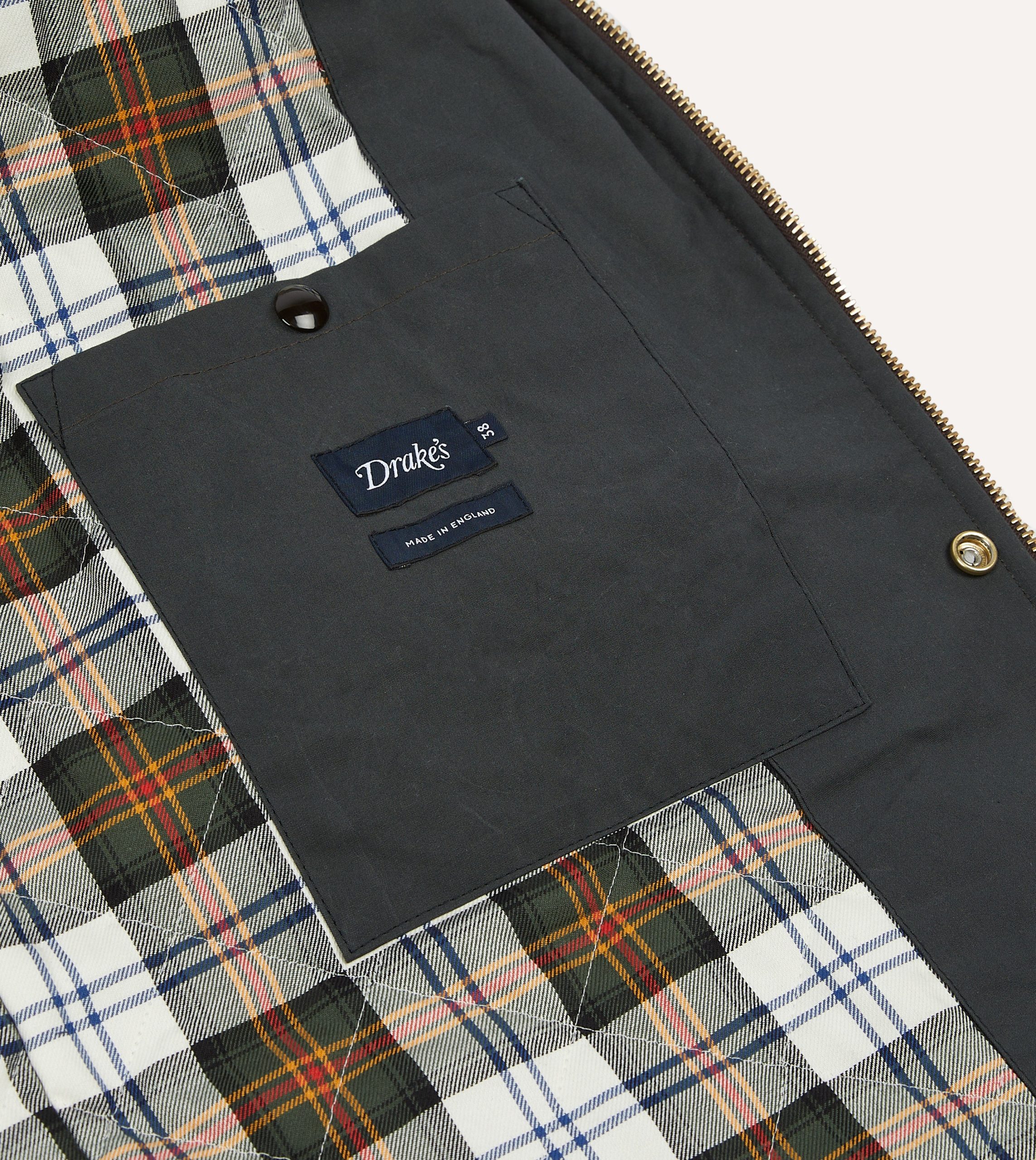 Brown Waxed Coverall Jacket - Image 7