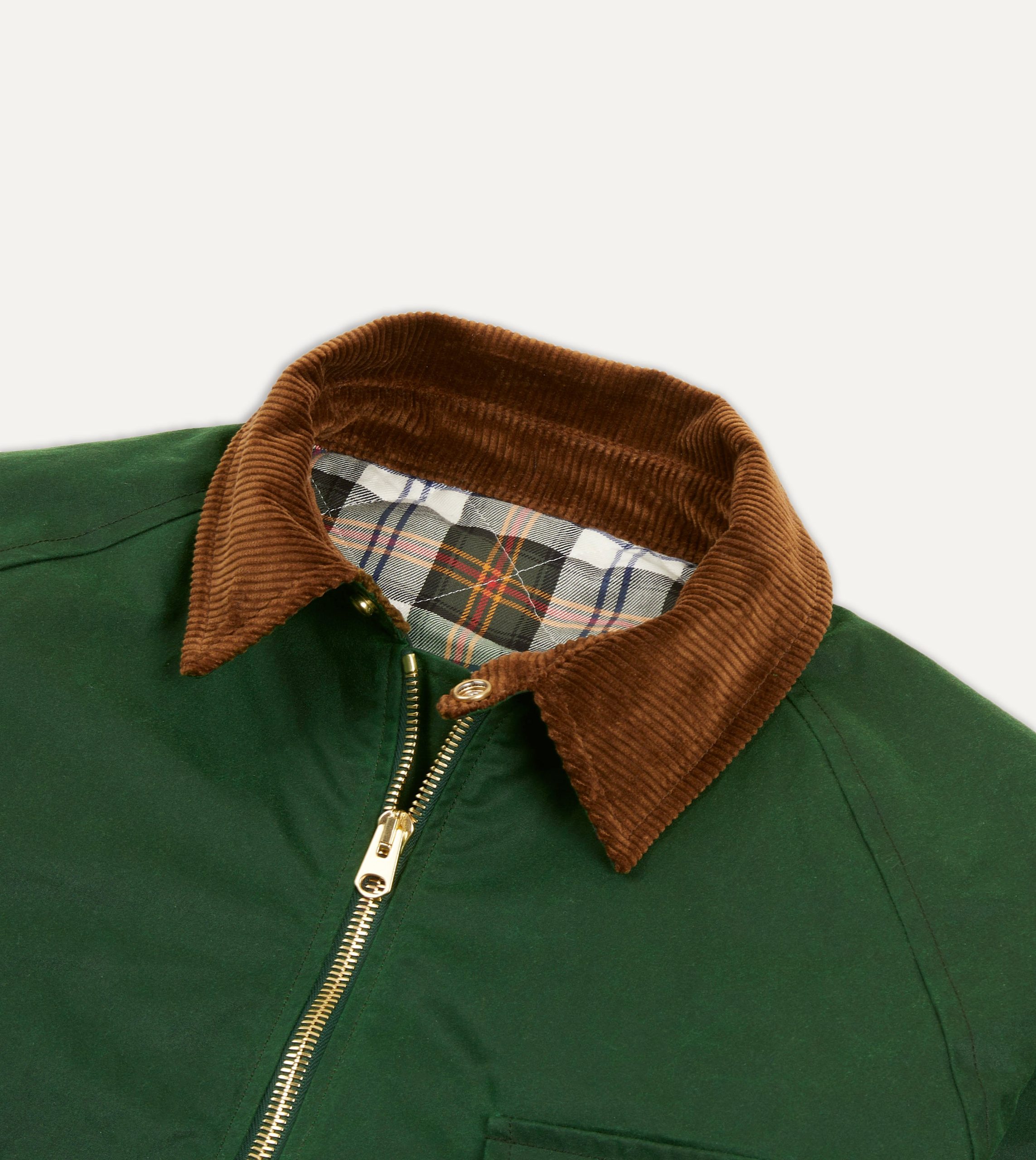 Green Waxed Coverall Jacket - Image 4