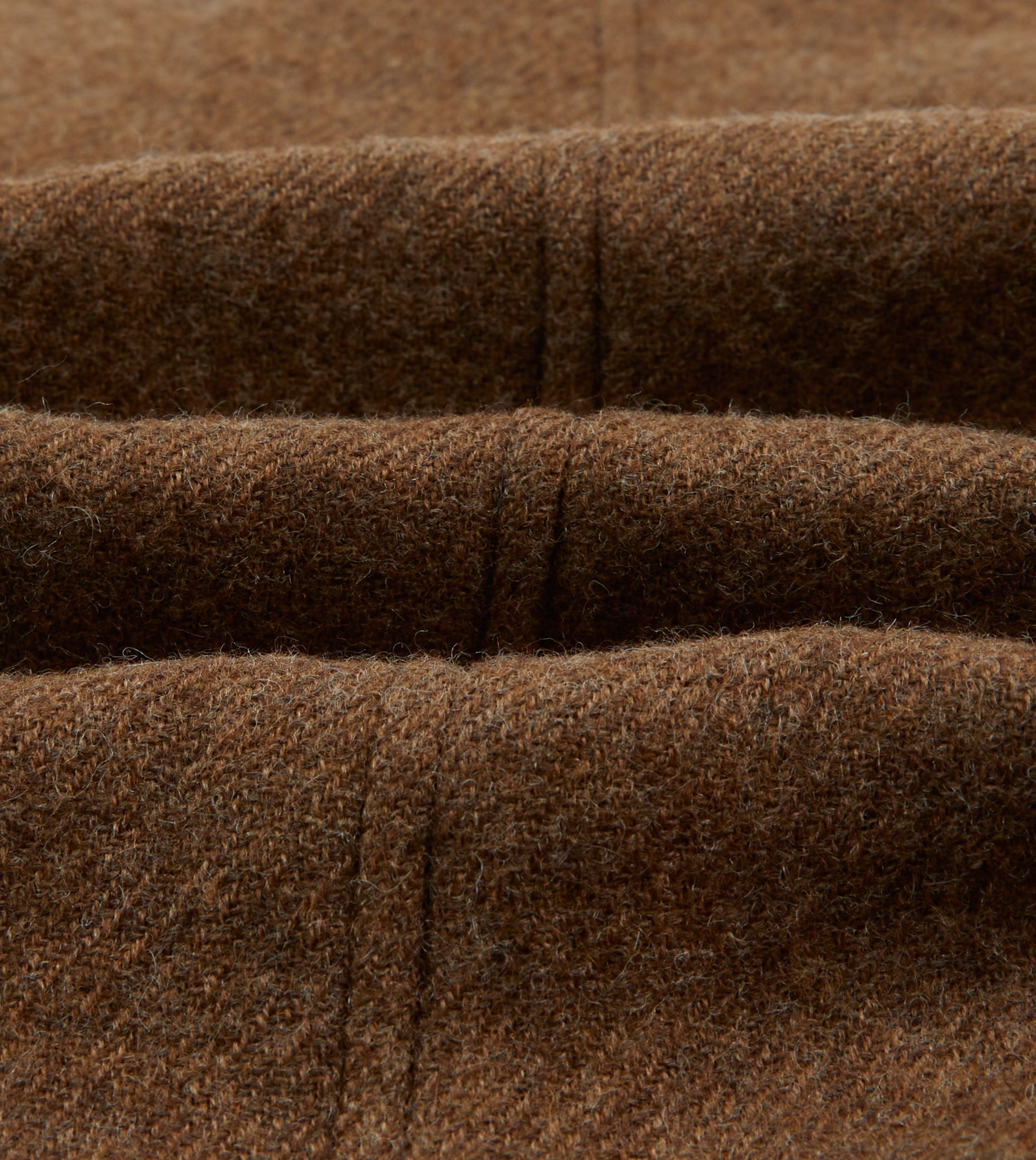 Brown Wool Car Coat - Image 2