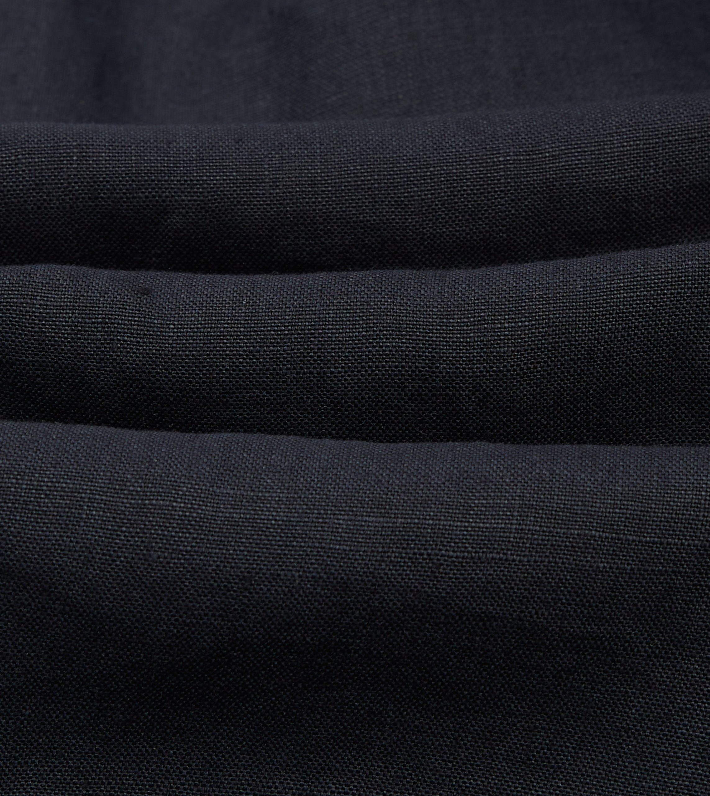 Navy Linen Double-Breasted Tailored Jacket - Image 2