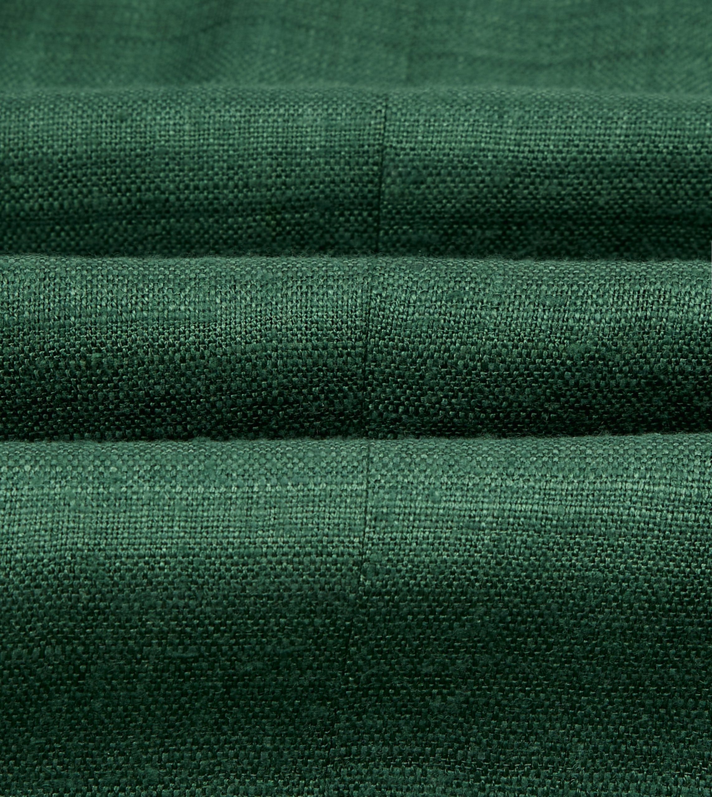Green Tussah Silk Double-Breasted Evening Jacket - Image 2