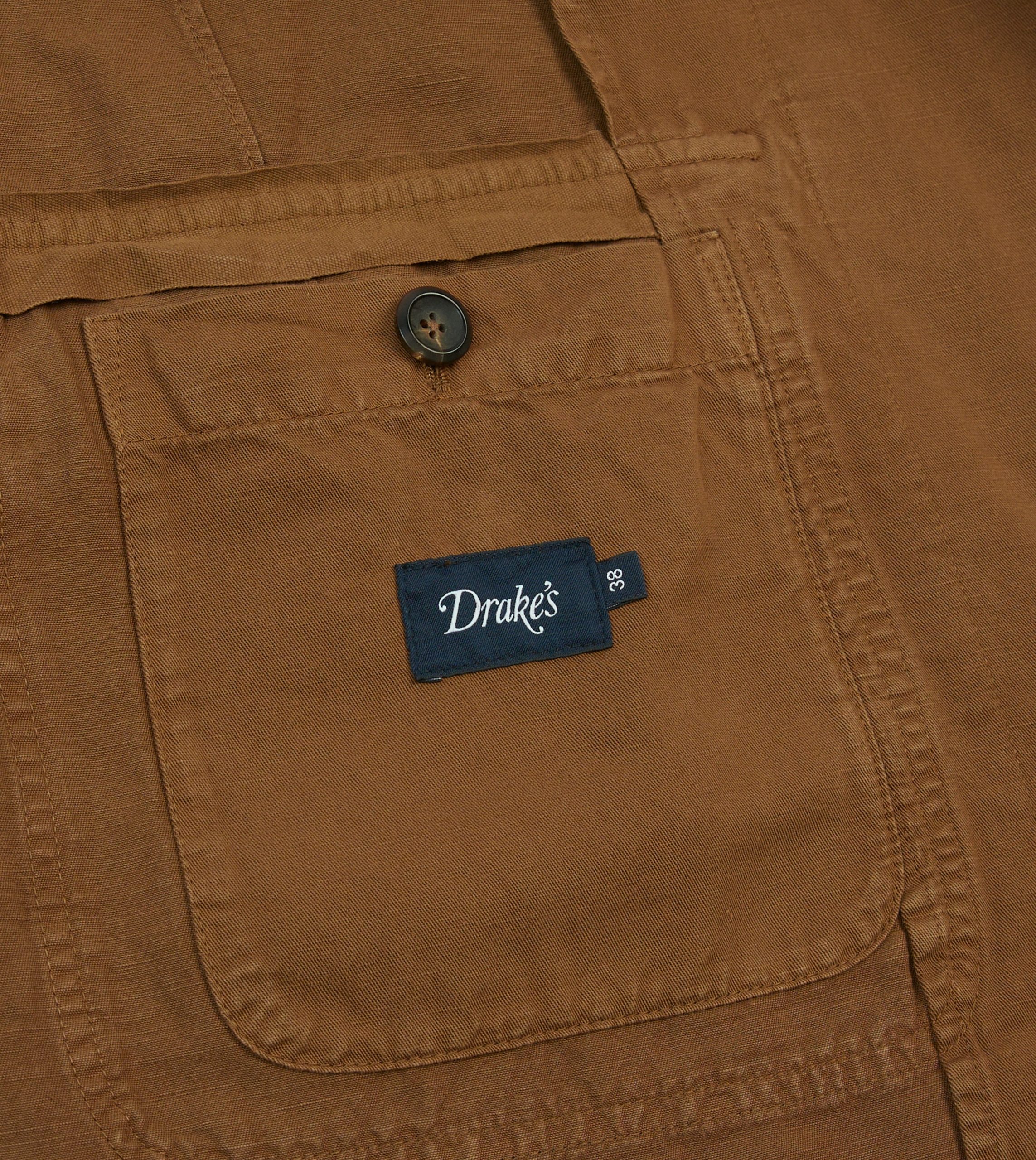 Tobacco Cotton Linen Games Blazer Mk. I - Image 7